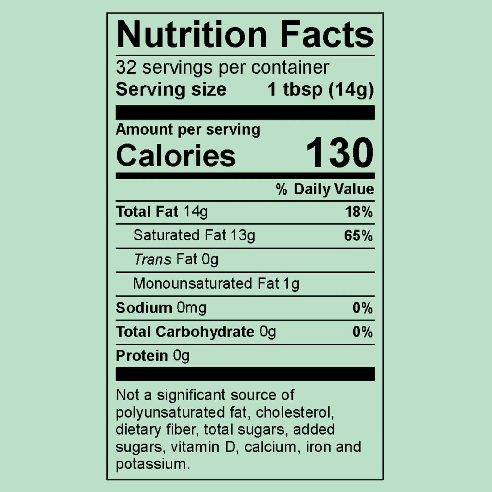 Omega Nutrition Organic Coconut Oil (Aroma Free) - Image 3