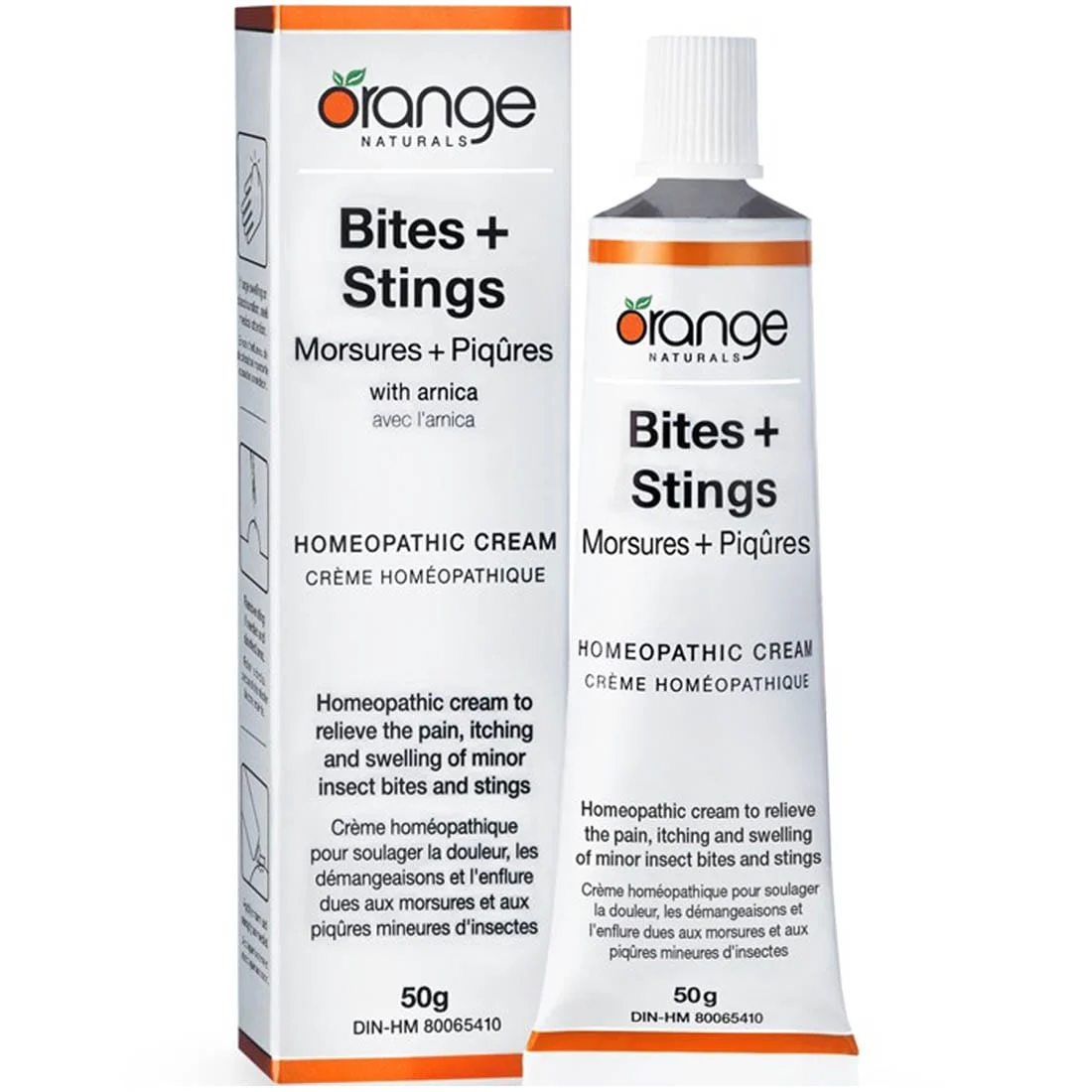 Orange Naturals Bites+Stings Homeopathic Cream, 50g