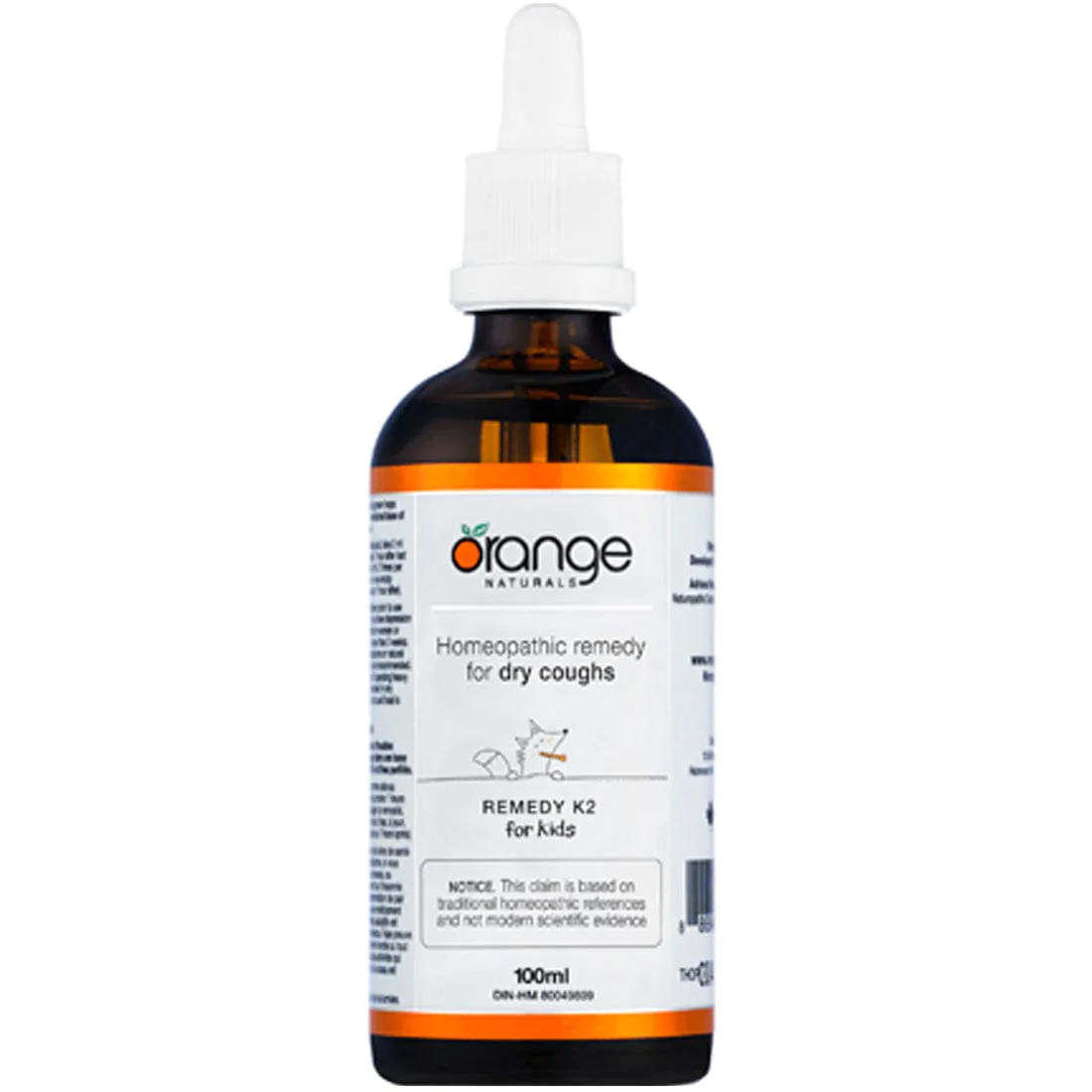 Orange Naturals Remedy K2 for Kids (formerly Dry Cough kids), 100ml