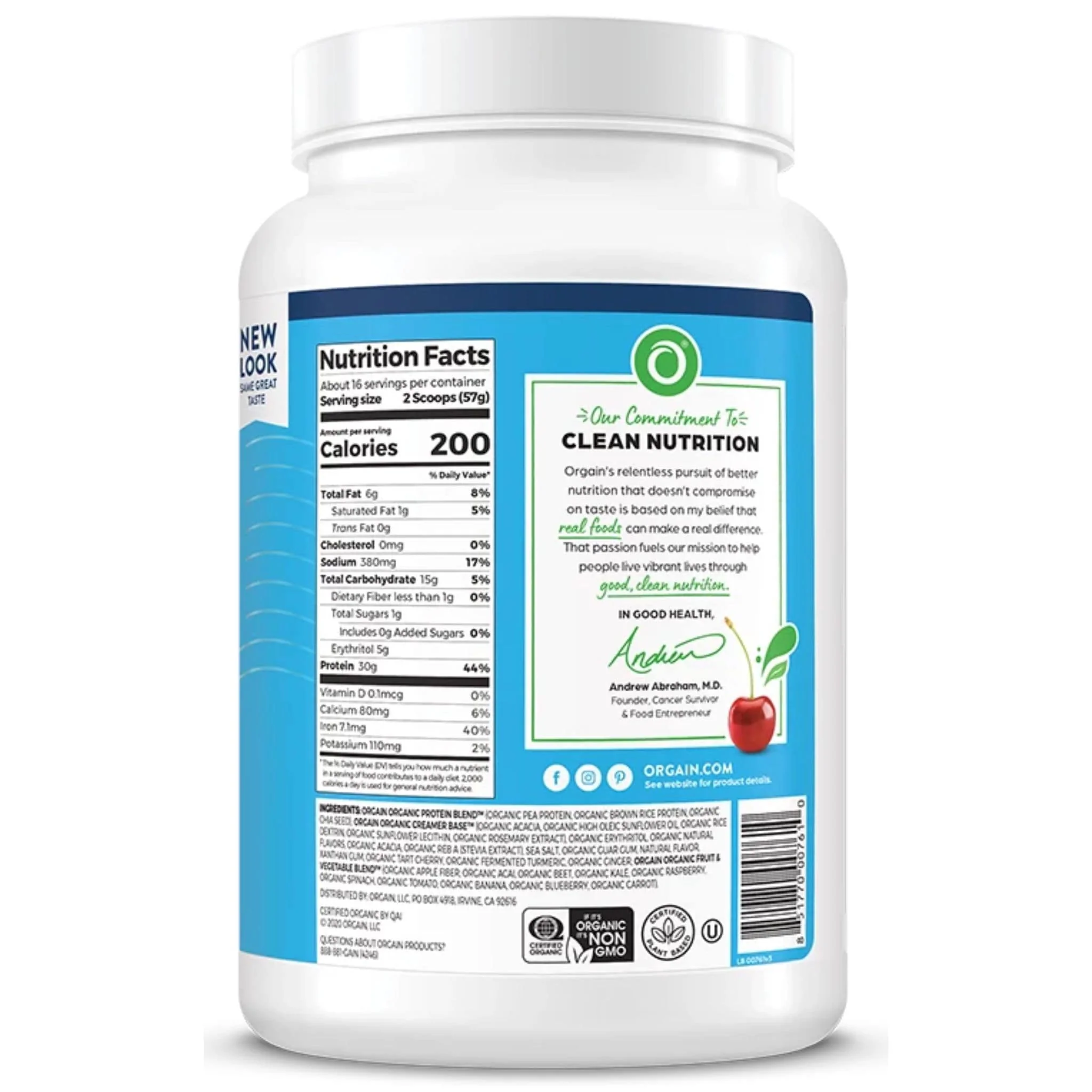 Orgain Sport Protein Powder, 30g of Organic Plant Based Protein, 912g - Image 4