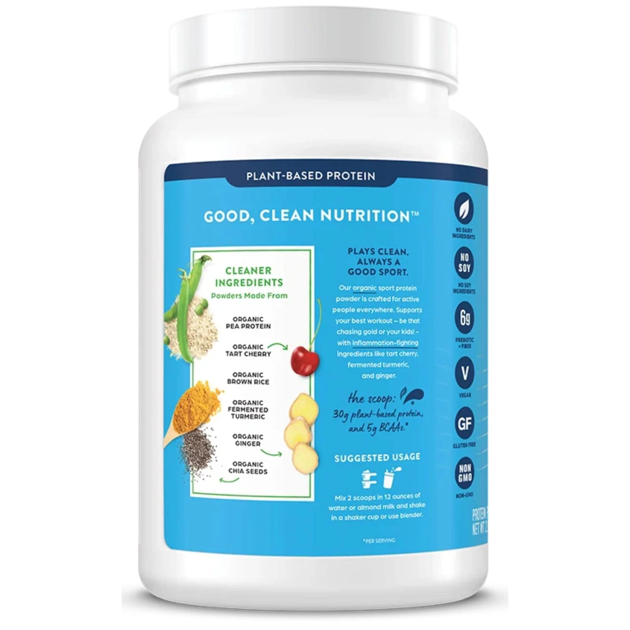 Orgain Sport Protein Powder, 30g of Organic Plant Based Protein, 912g - Image 9