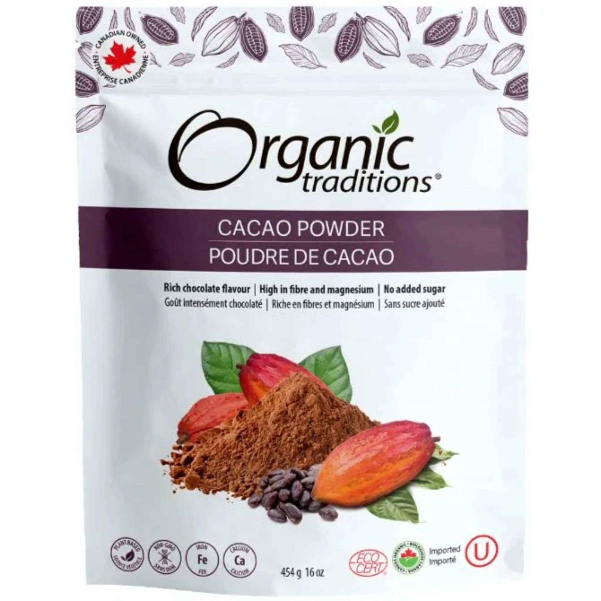 Organic Traditions Cacao Powder - Image 3