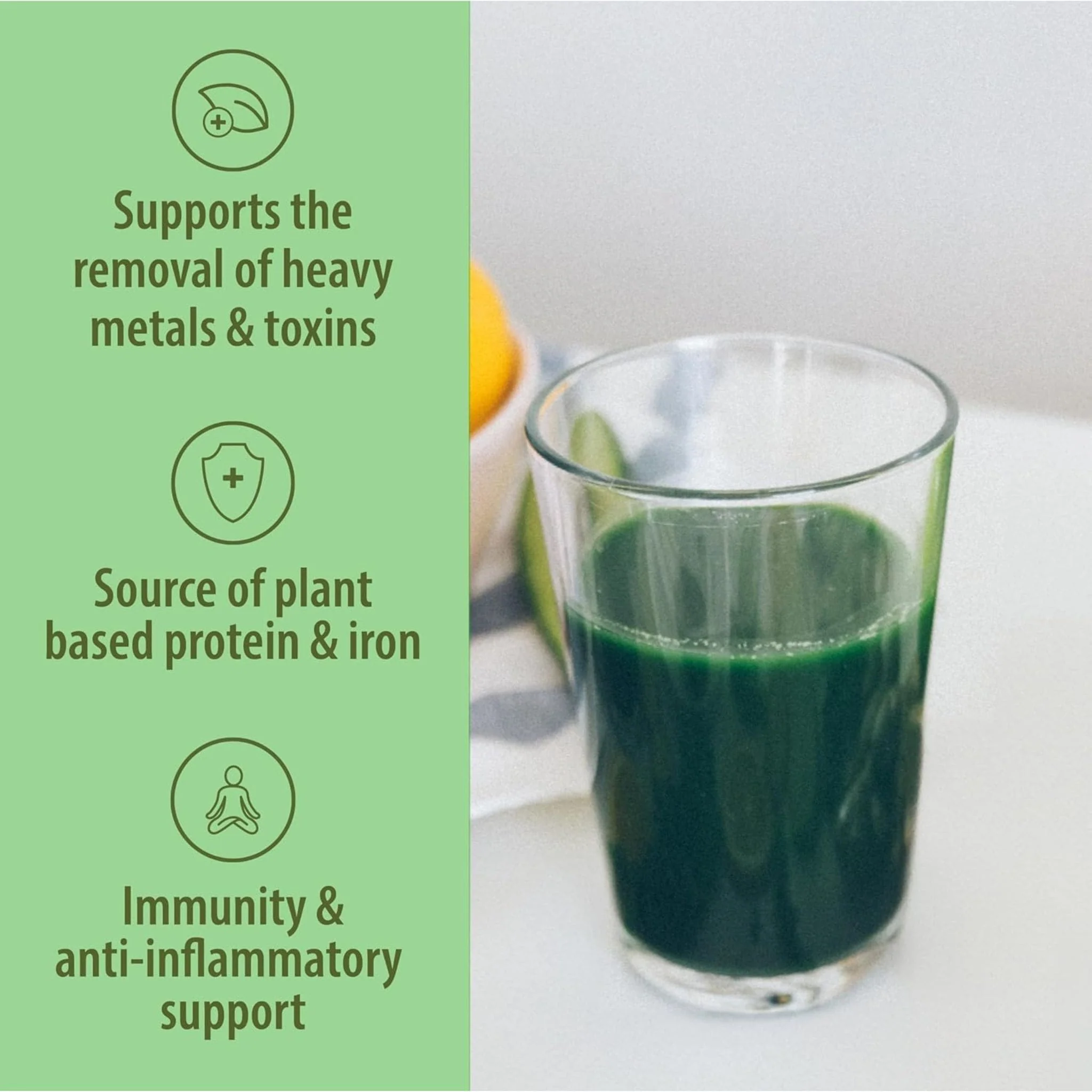Organic Traditions Chlorella Powder (Broken Cell Wall), 150g - Image 5