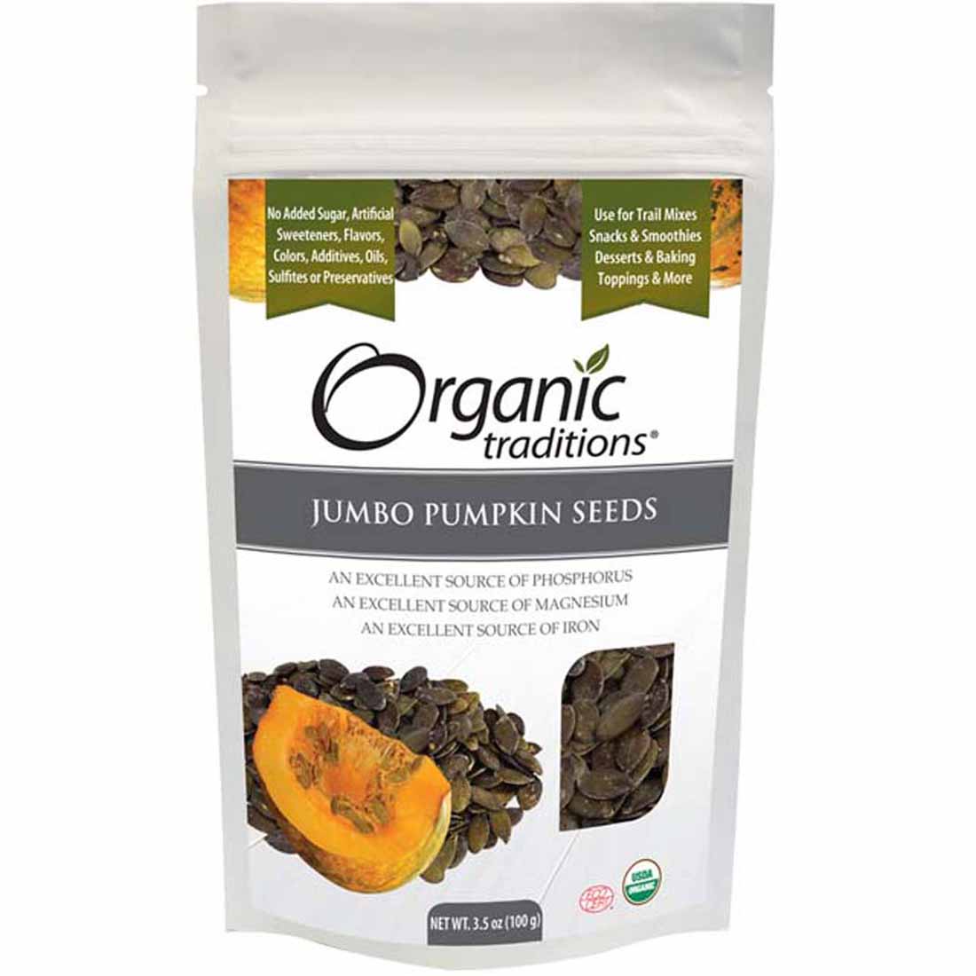 Organic Traditions Jumbo Pumpkin Seeds - Image 5