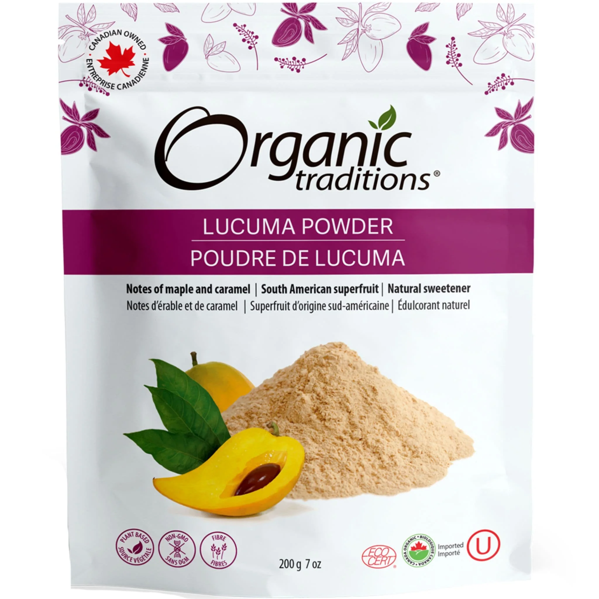 Organic Traditions Lucuma Powder, 200g