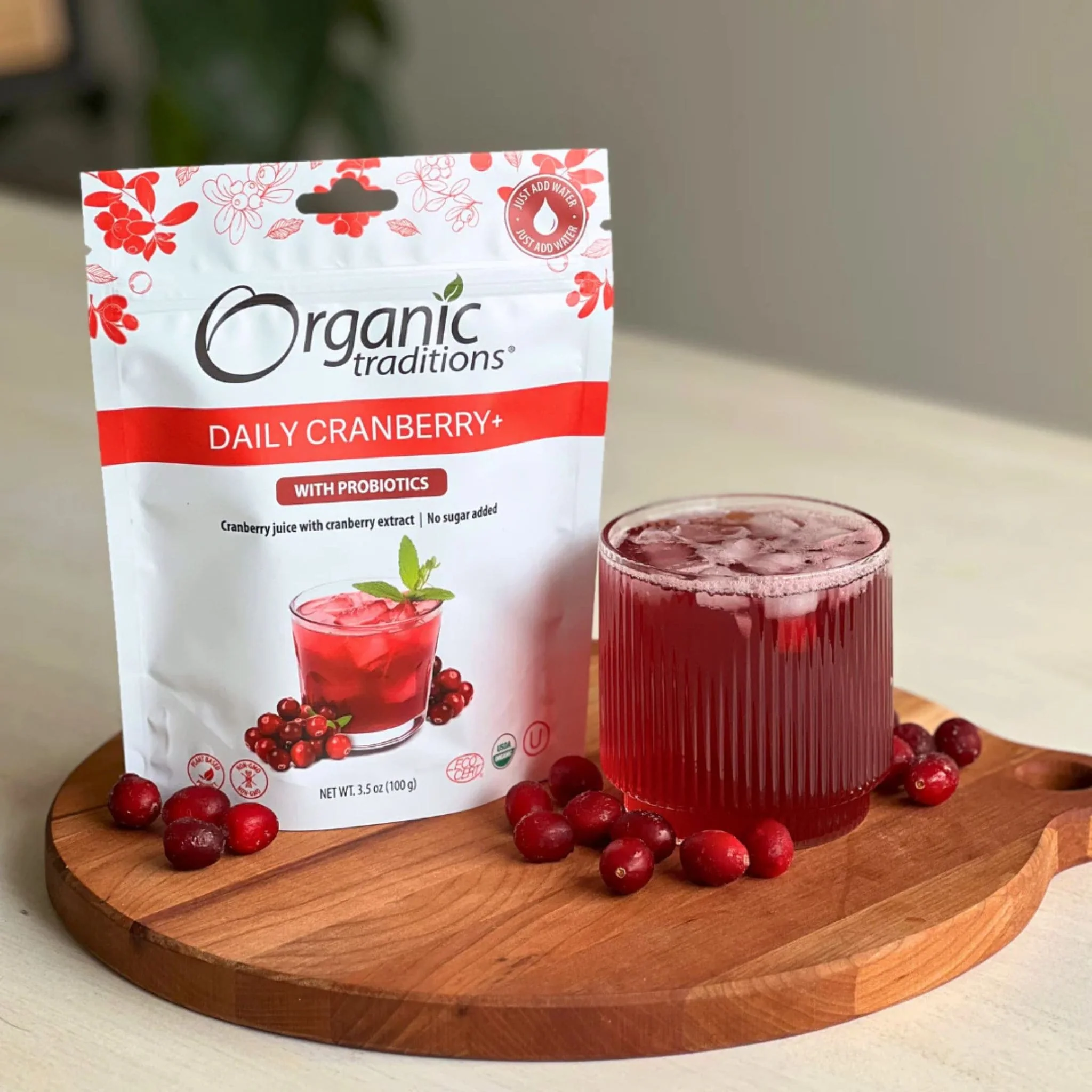 Organic Traditions Daily Cranberry with 1 Billion Probiotics and 36mg PACs for UTI Prevention, 100g - Image 5