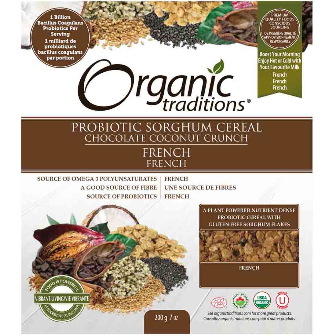 Organic Traditions Sorghum Cereal, 200g - Image 2