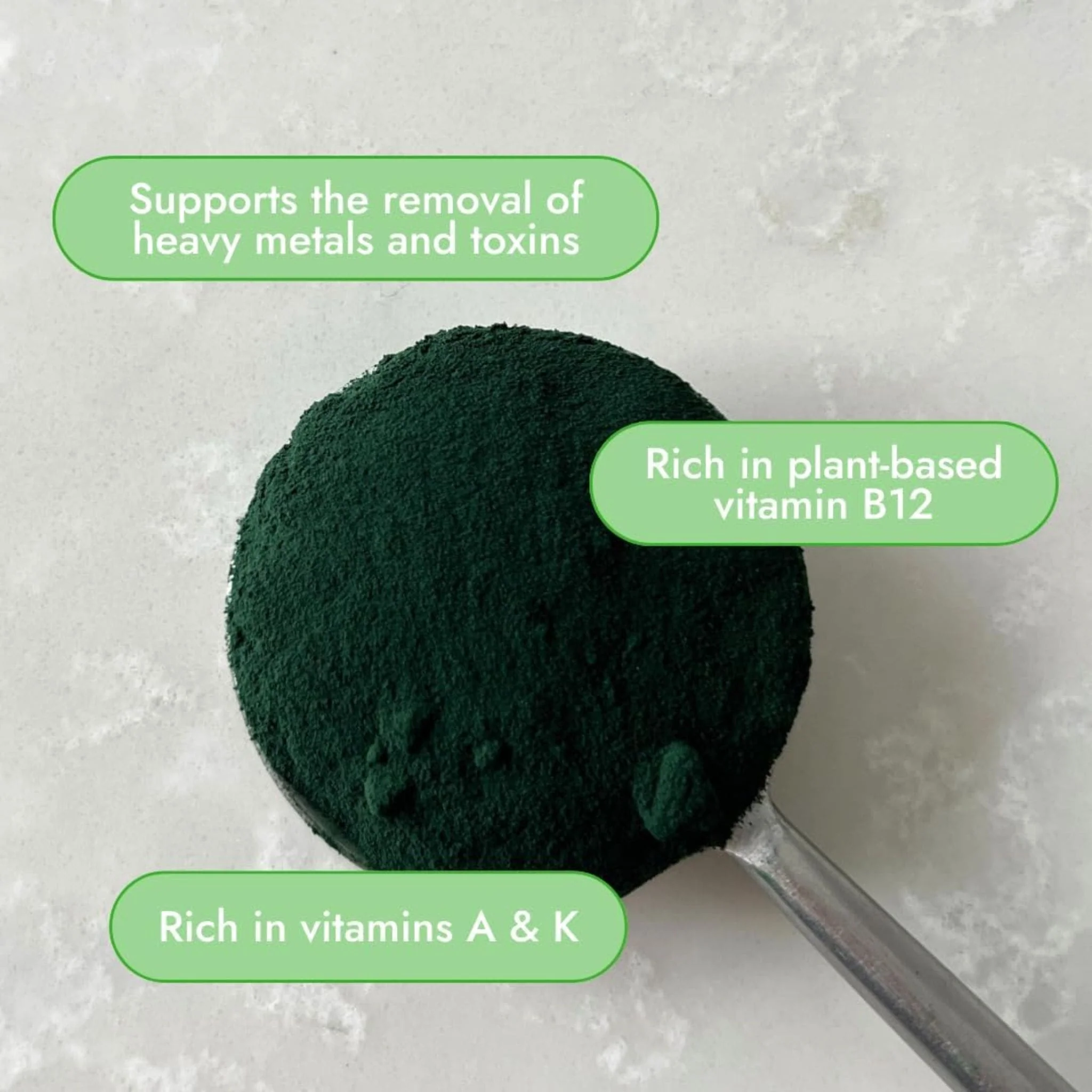 Organic Traditions Spirulina Powder (No Fillers or Additives), 150g - Image 4