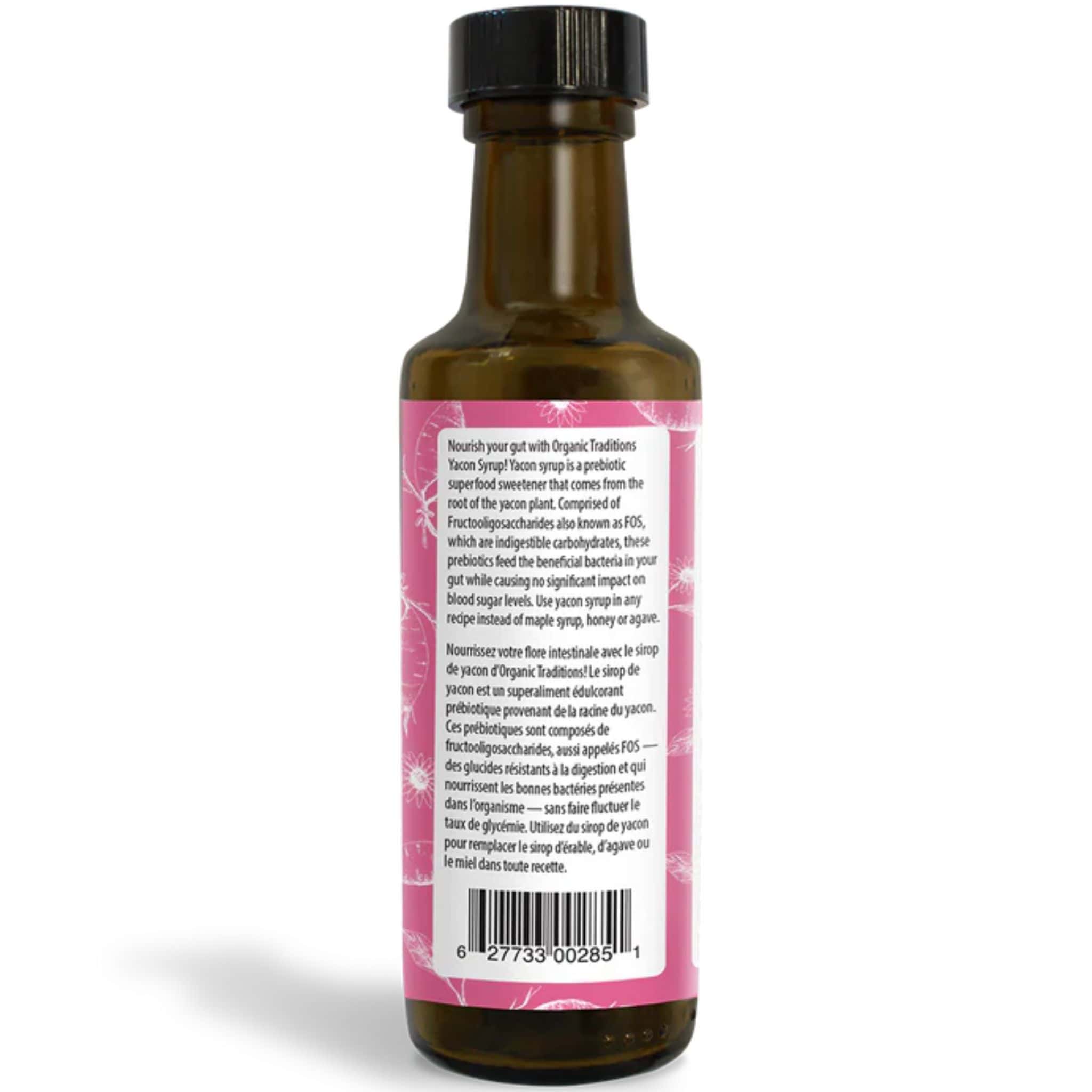 Organic Traditions Organic Yacon Syrup, Natural Plant Based Prebiotic Low Glycemic Sweetener - Image 3