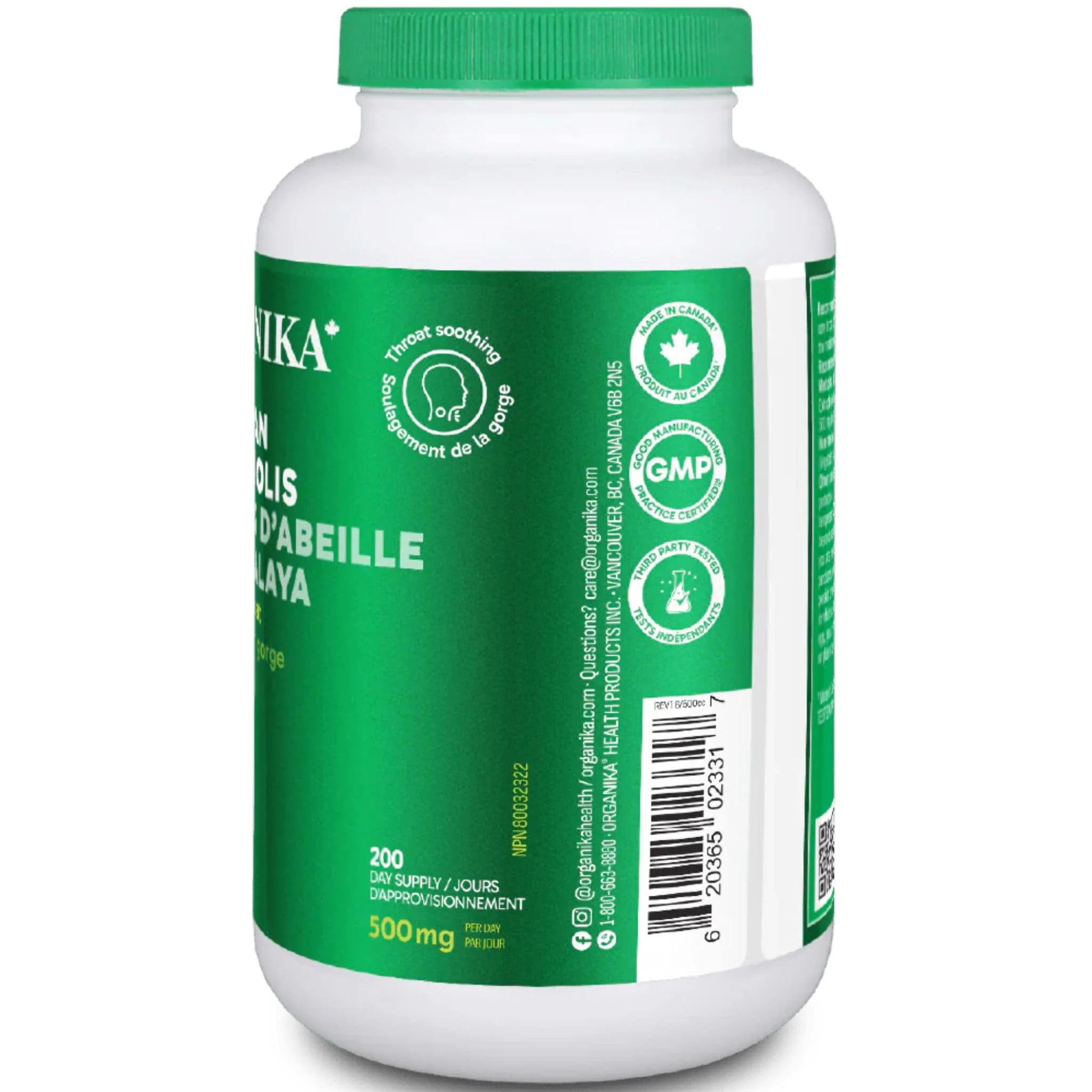 Organika Himalayan Bee Propolis 500mg Capsules - Image 3