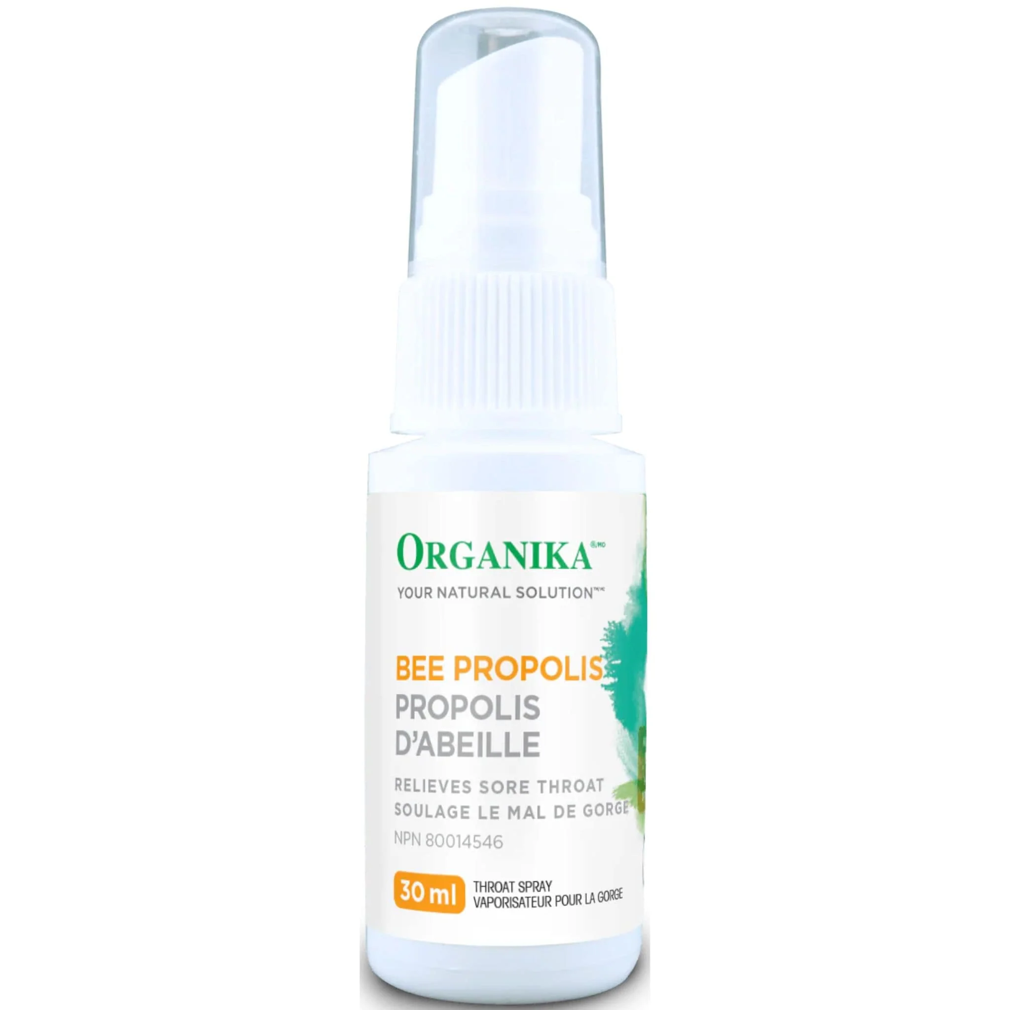 Organika Bee Propolis Throat Spray (Alcohol Base), 30ml