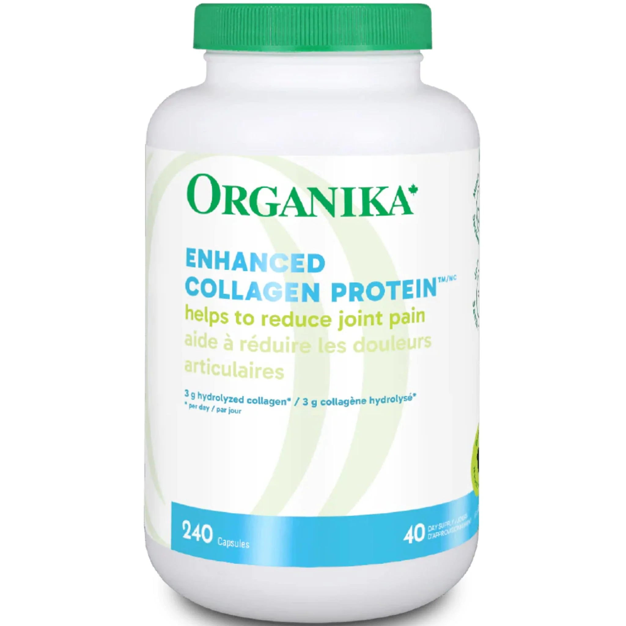 Organika Bovine Collagen Capsules 500mg, 240 Capsules