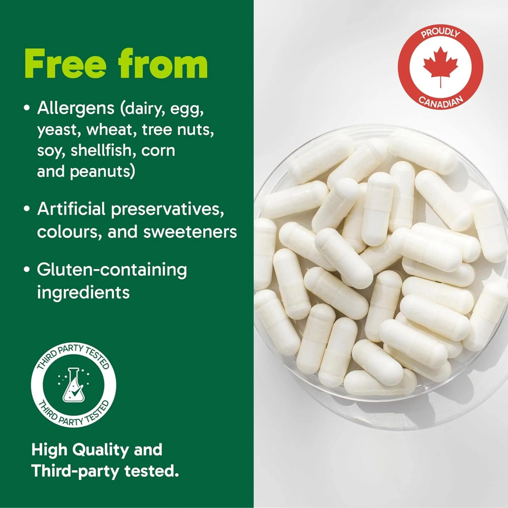 Organika Bovine Collagen Capsules 500mg, 240 Capsules - Image 9
