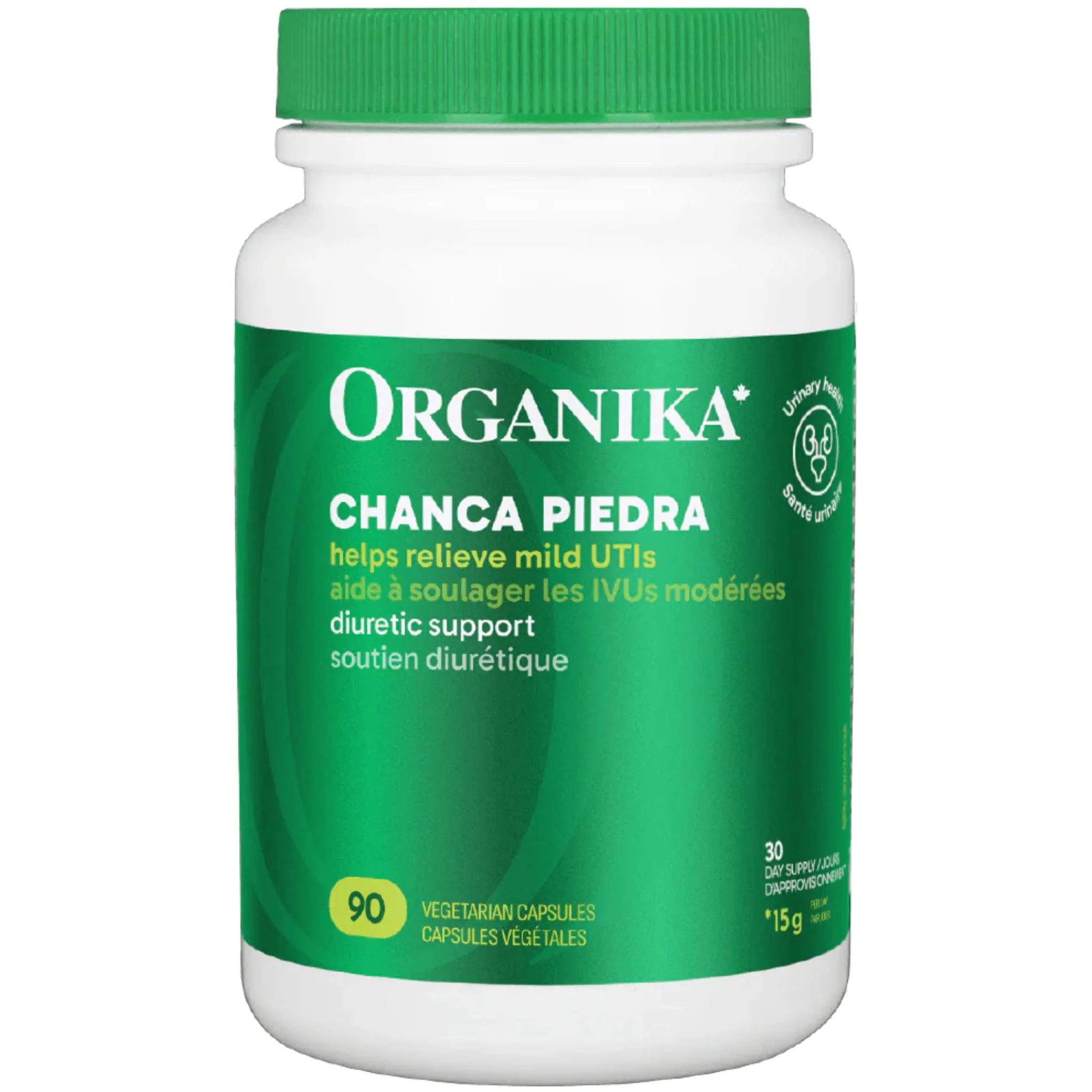 Organika Chanca Piedra, 500mg, 90 Capsules