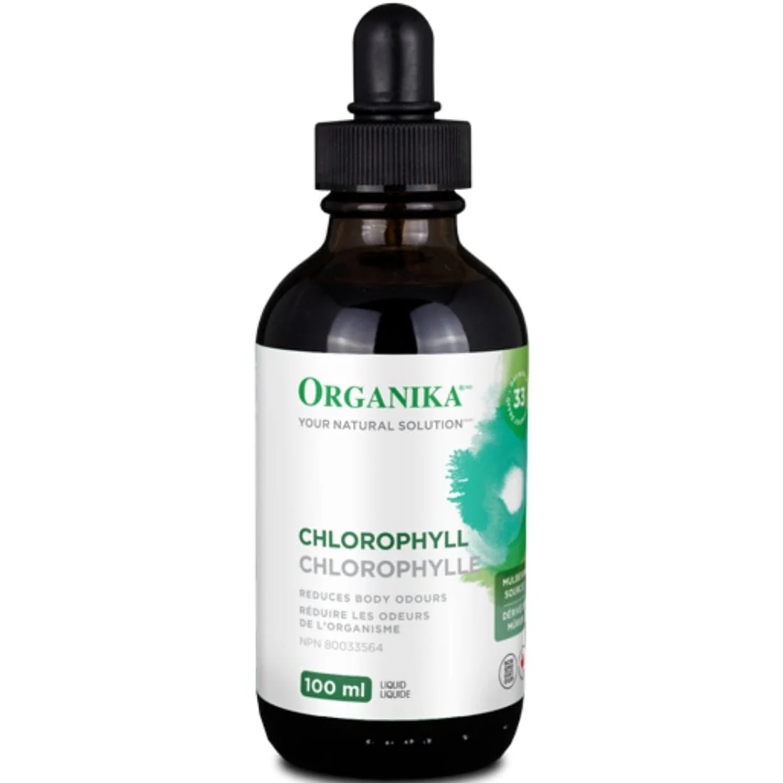 Organika Chlorophyll Liquid, 100ml - Image 2