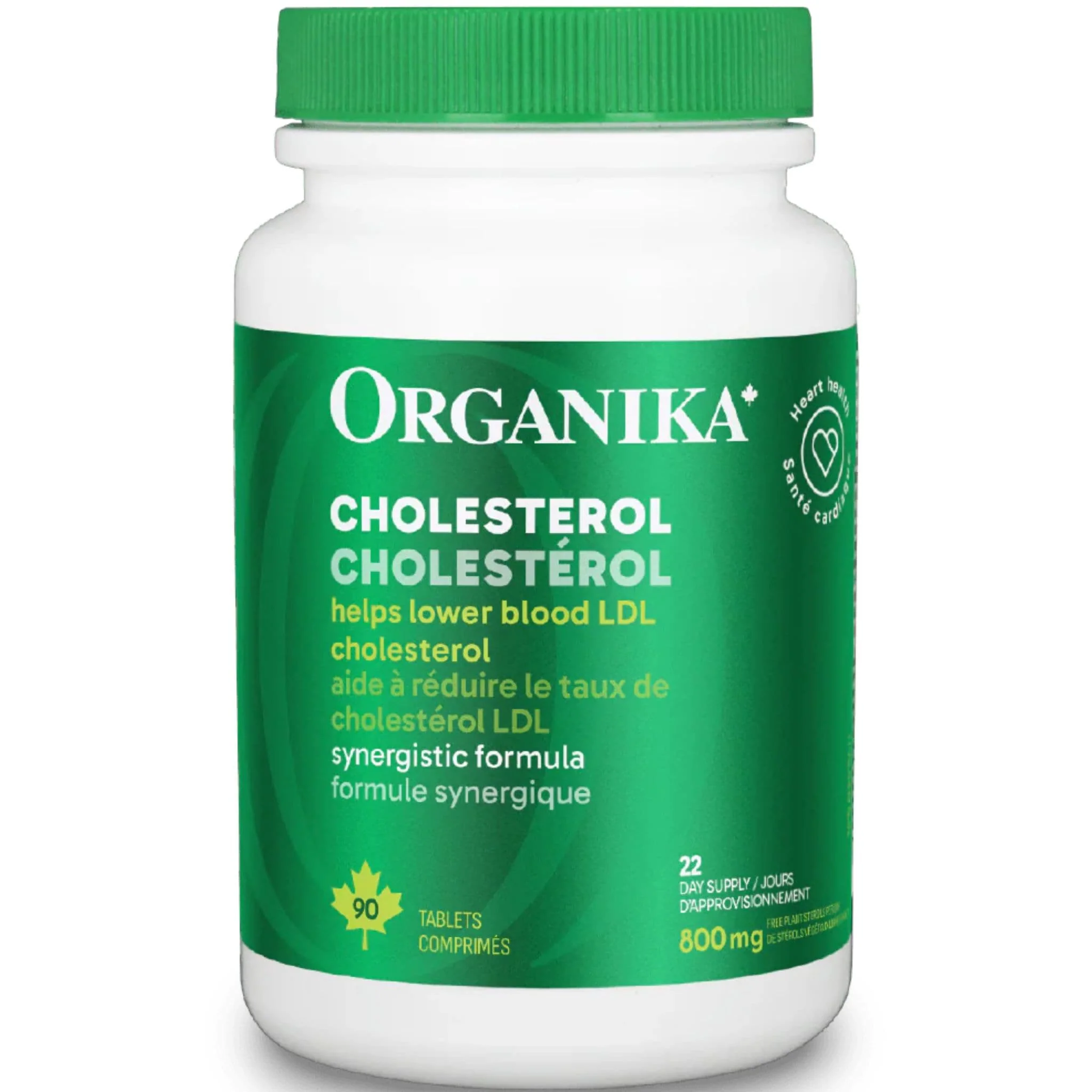 Organika Cholesterol (Lower LDL and Reduce Arterial Plaque), 90 Tablets