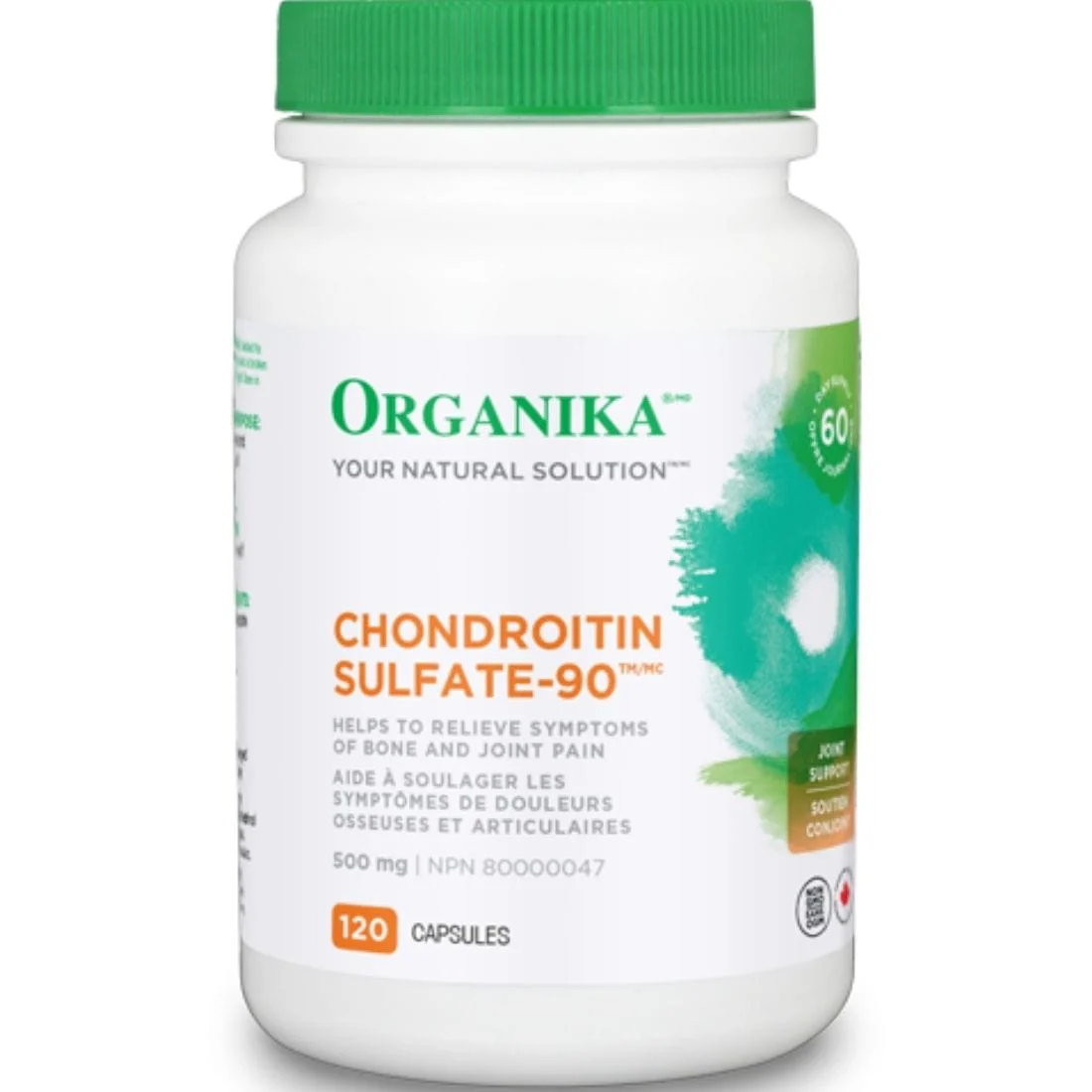 Organika Chondroitin Sulfate 90, 500mg - Image 2