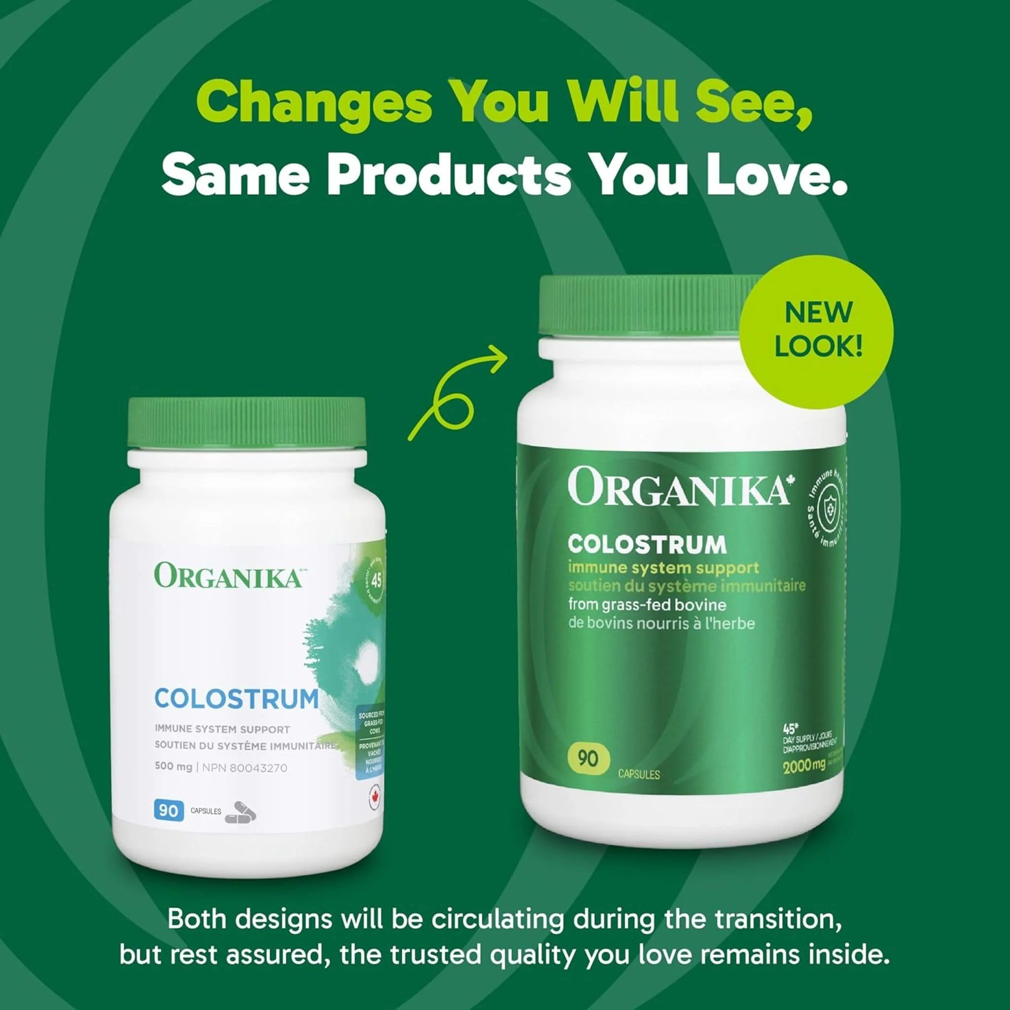 Organika Colostrum, Bovine, 500mg Capsules - Image 10