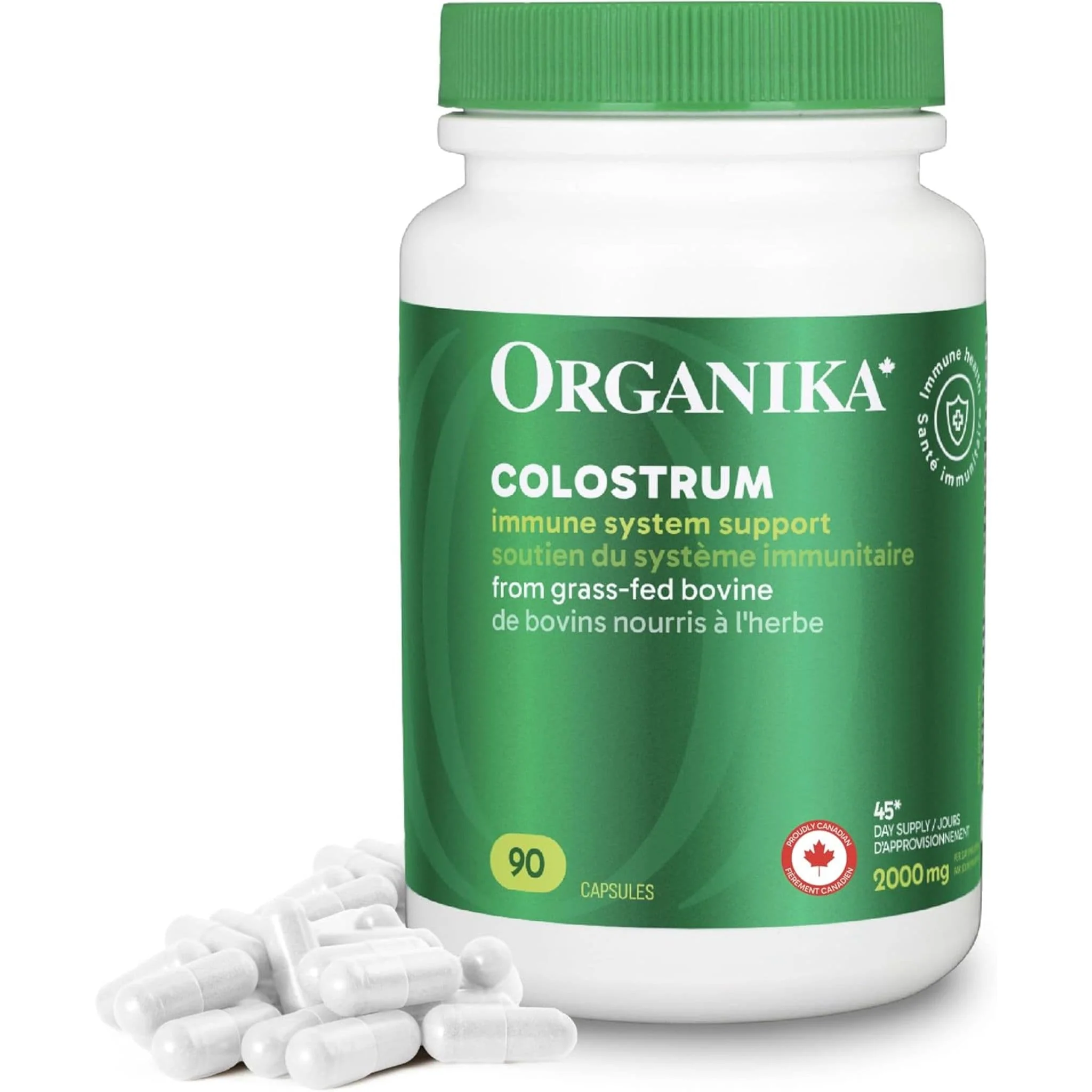 Organika Colostrum, Bovine, 500mg Capsules - Image 6