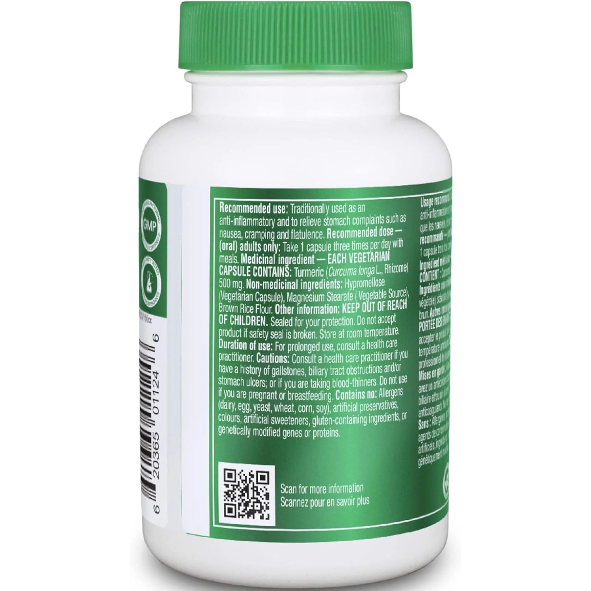 Organika Curcumin 500mg (Anti-inflammatory) - Image 2