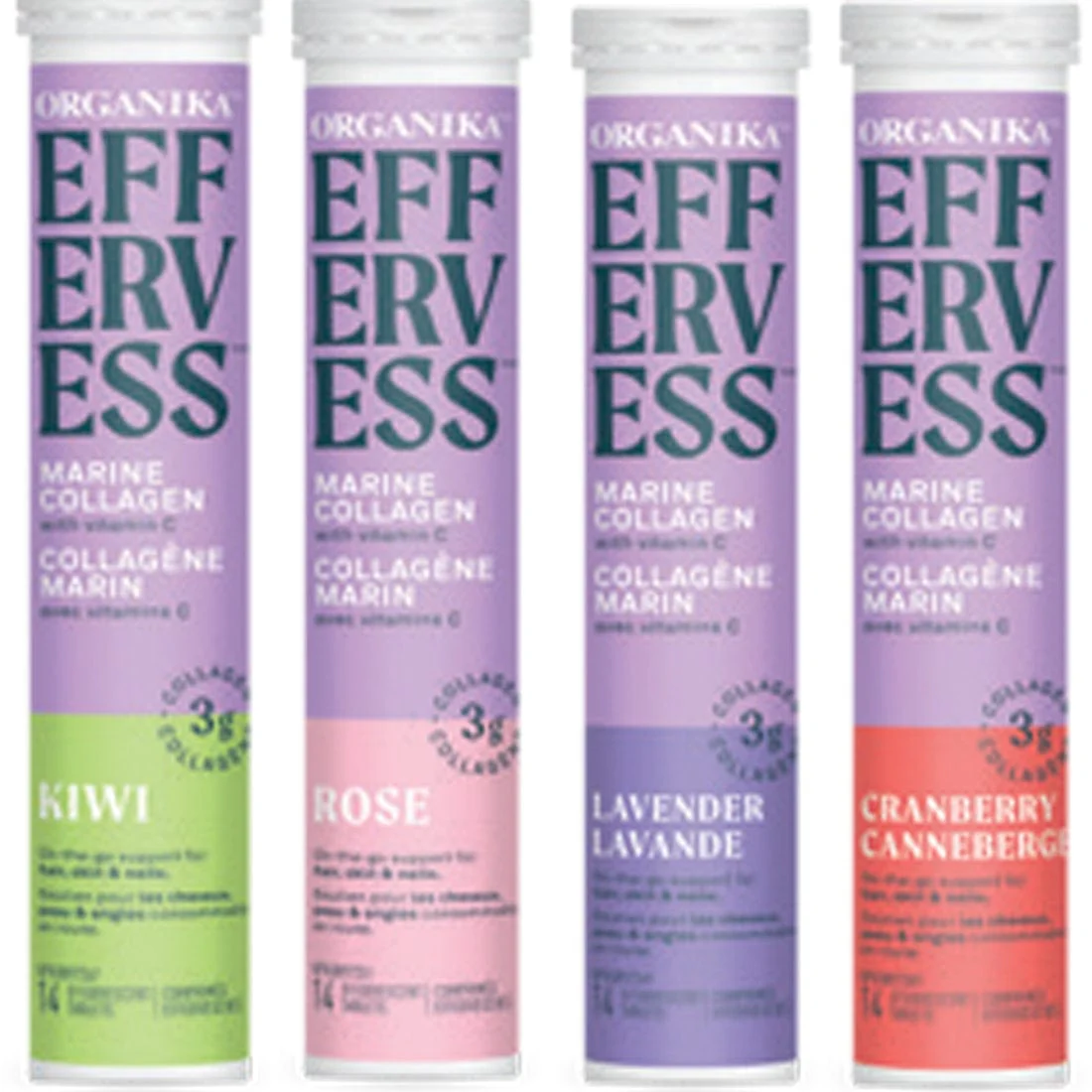 Organika Effervess Marine Collagen and Vitamin C Effervescent Tablets - Image 3