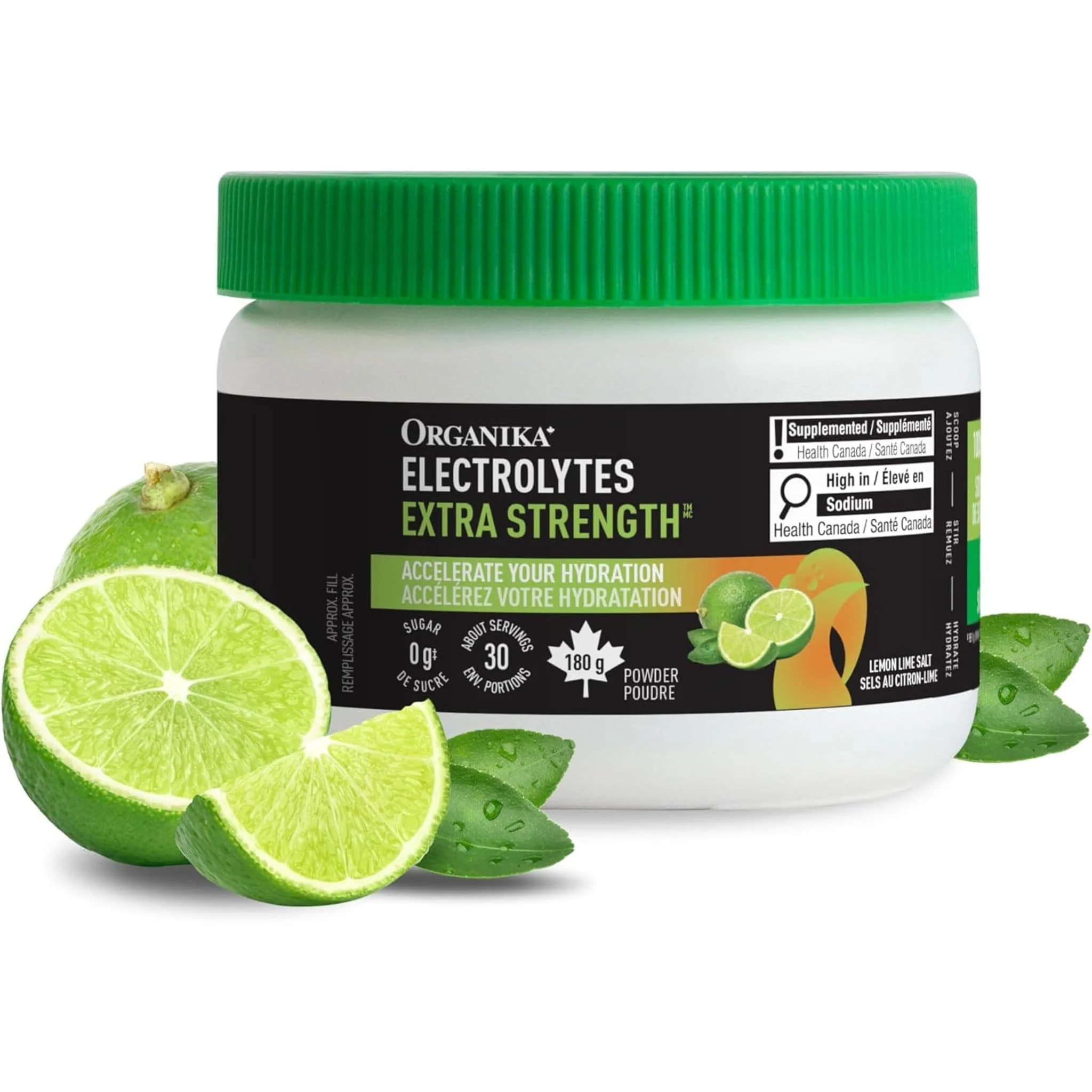 Organika Electrolytes Extra Strength Powder, 180g - Image 2