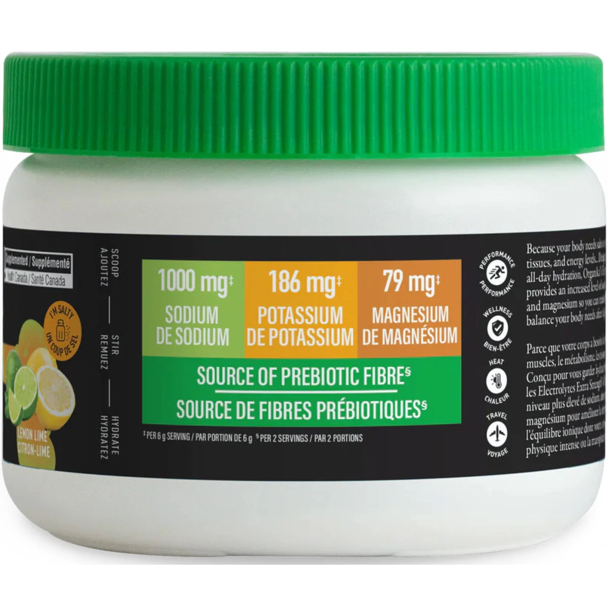 Organika Electrolytes Extra Strength Powder, 180g - Image 3