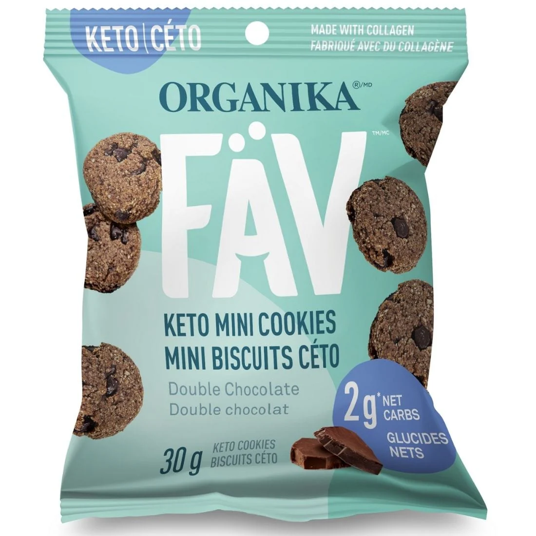 Organika FAV Keto Mini Cookies With Collagen (Gluten and Grain Free) - Image 7