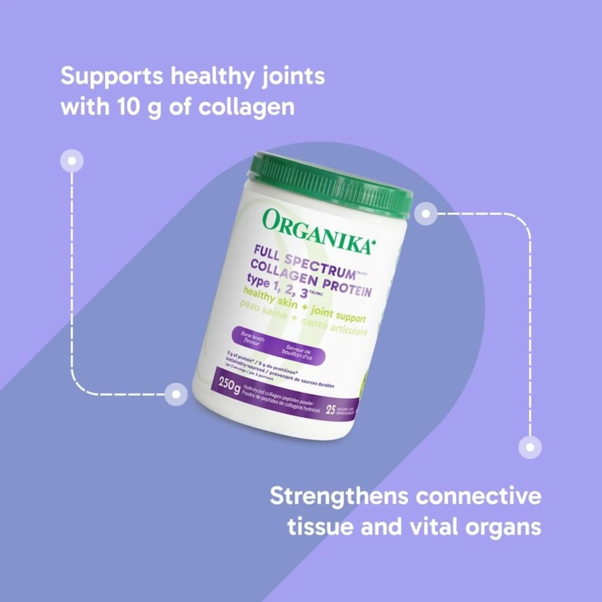 Organika Full Spectrum Collagen Type 1, 2, 3 (Bovine, Marine & Bone Broth) - Image 10