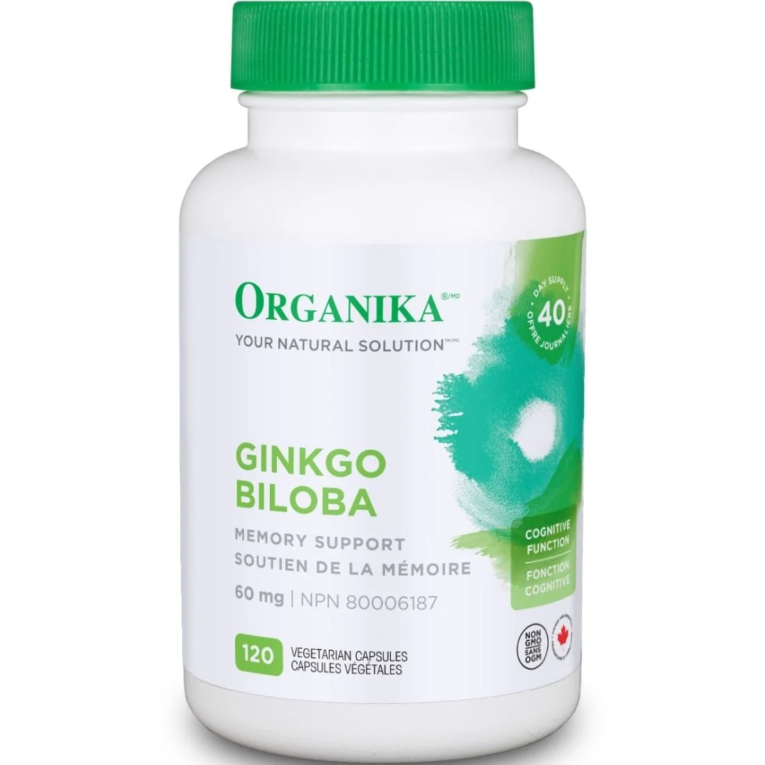 Organika Ginkgo Biloba Extract, 60mg - Image 3