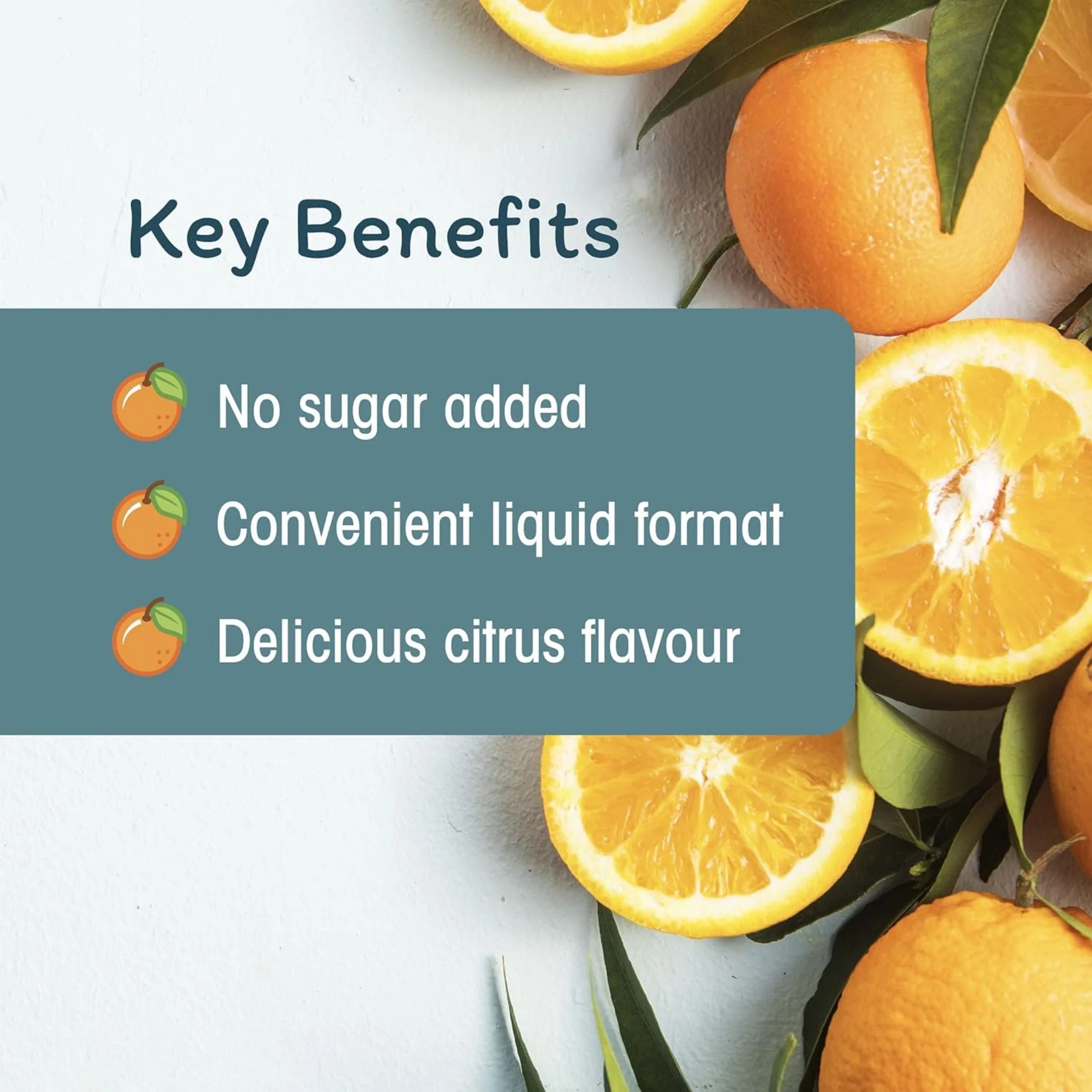 Organika Kids Liquid Zinc with Vitamin C, Yummy Orange Flavour, 100ml - Image 5