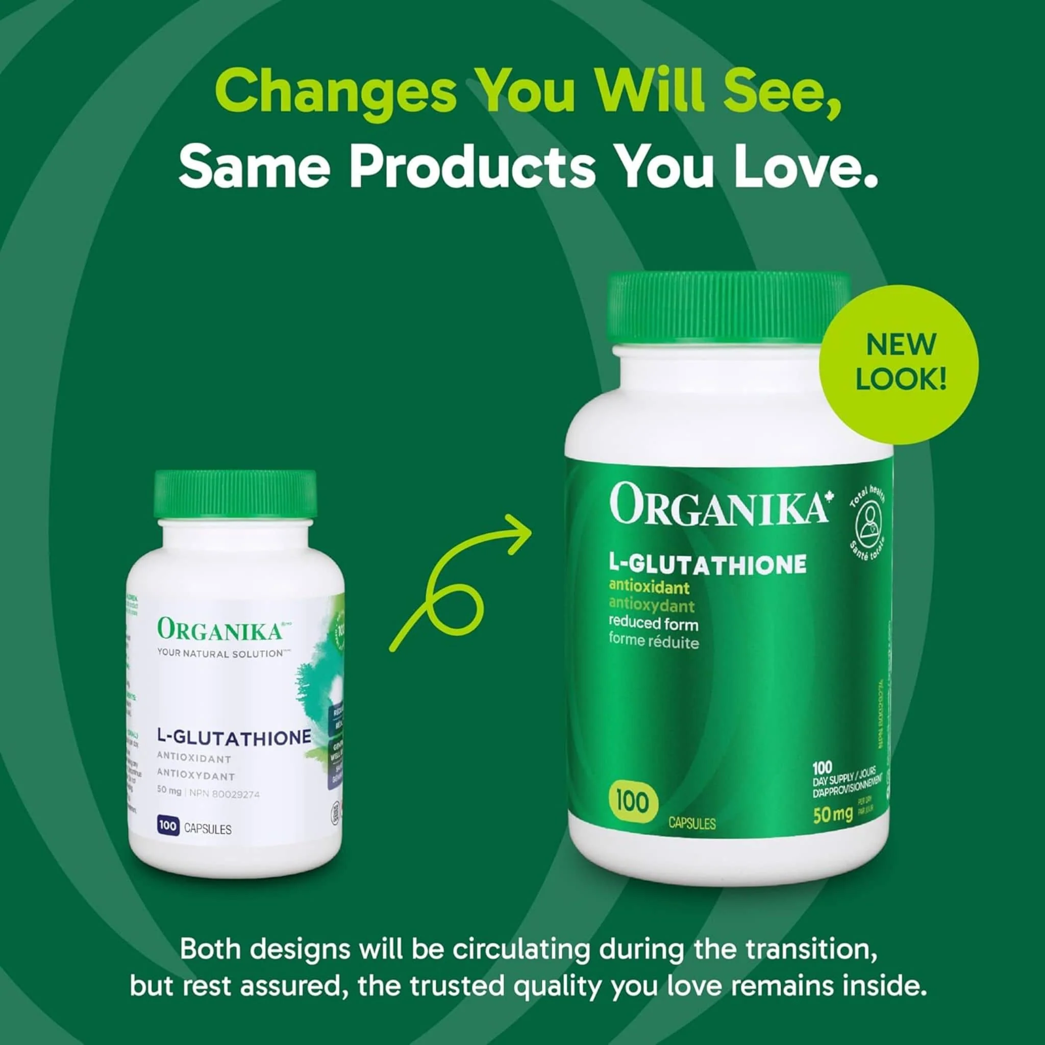 Organika L-Glutathione 50mg, Reduced, 100 Capsules - Image 5
