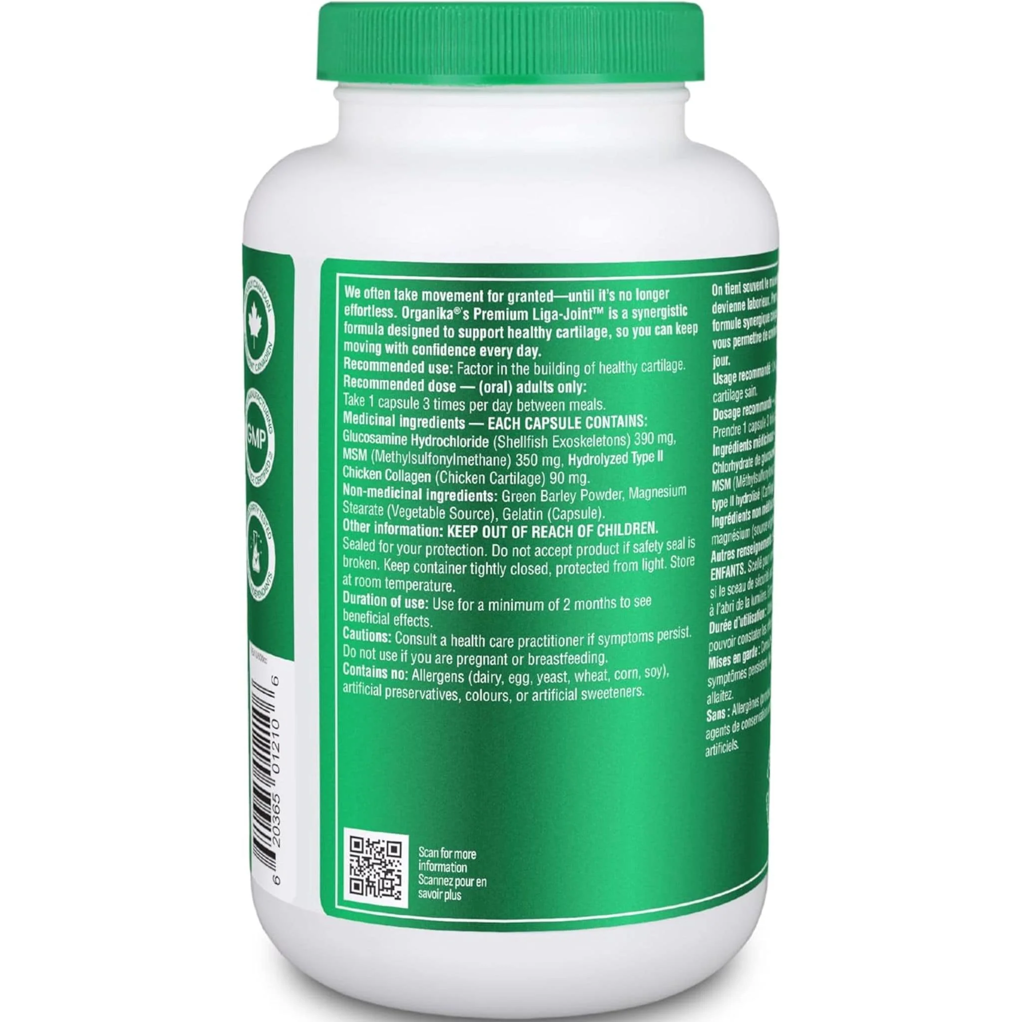 Organika Liga Joint - Premium, 830mg - Image 4