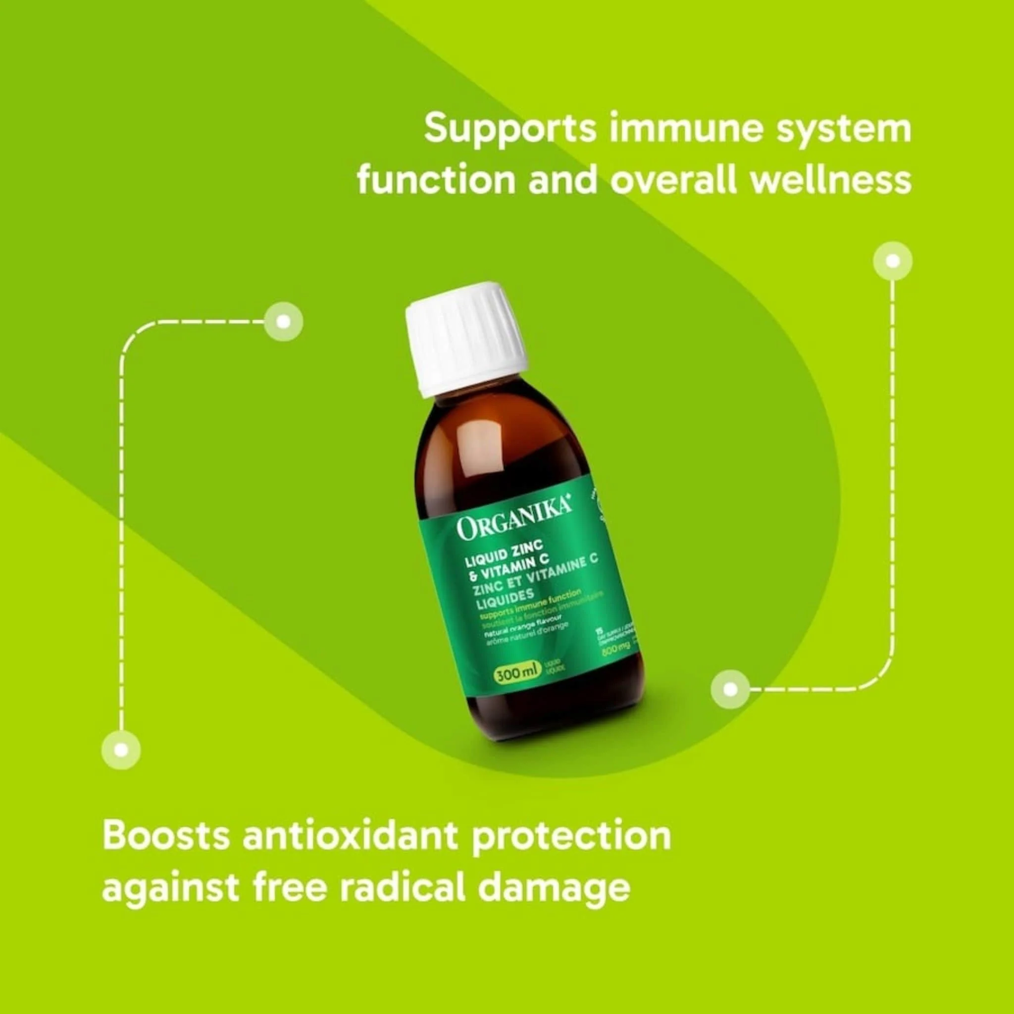 Organika Liquid Zinc & Vitamin C, 300ml - Image 9