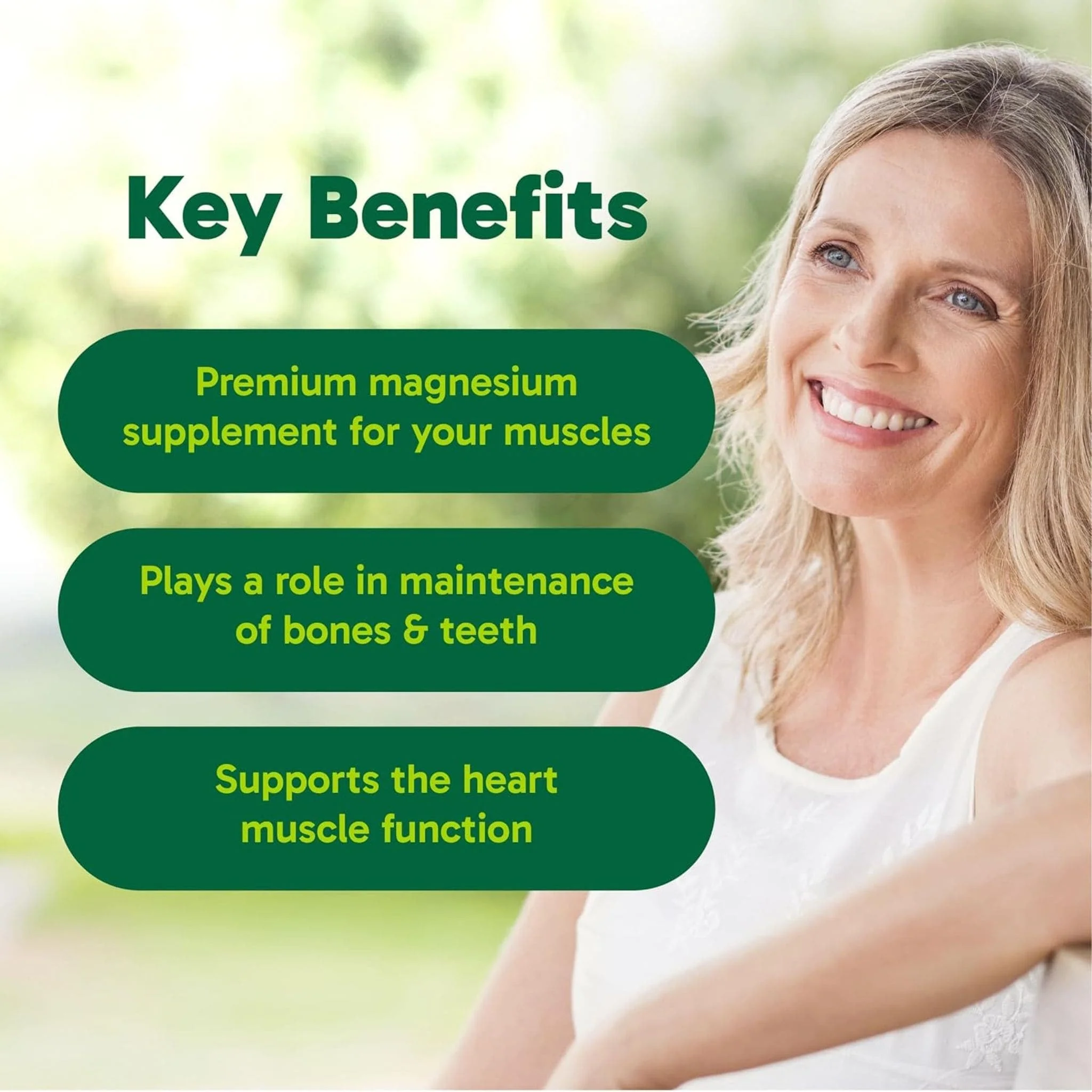 Organika Magnesium Bisglycinate 200mg, 120 Vegetarian Capsules - Image 6