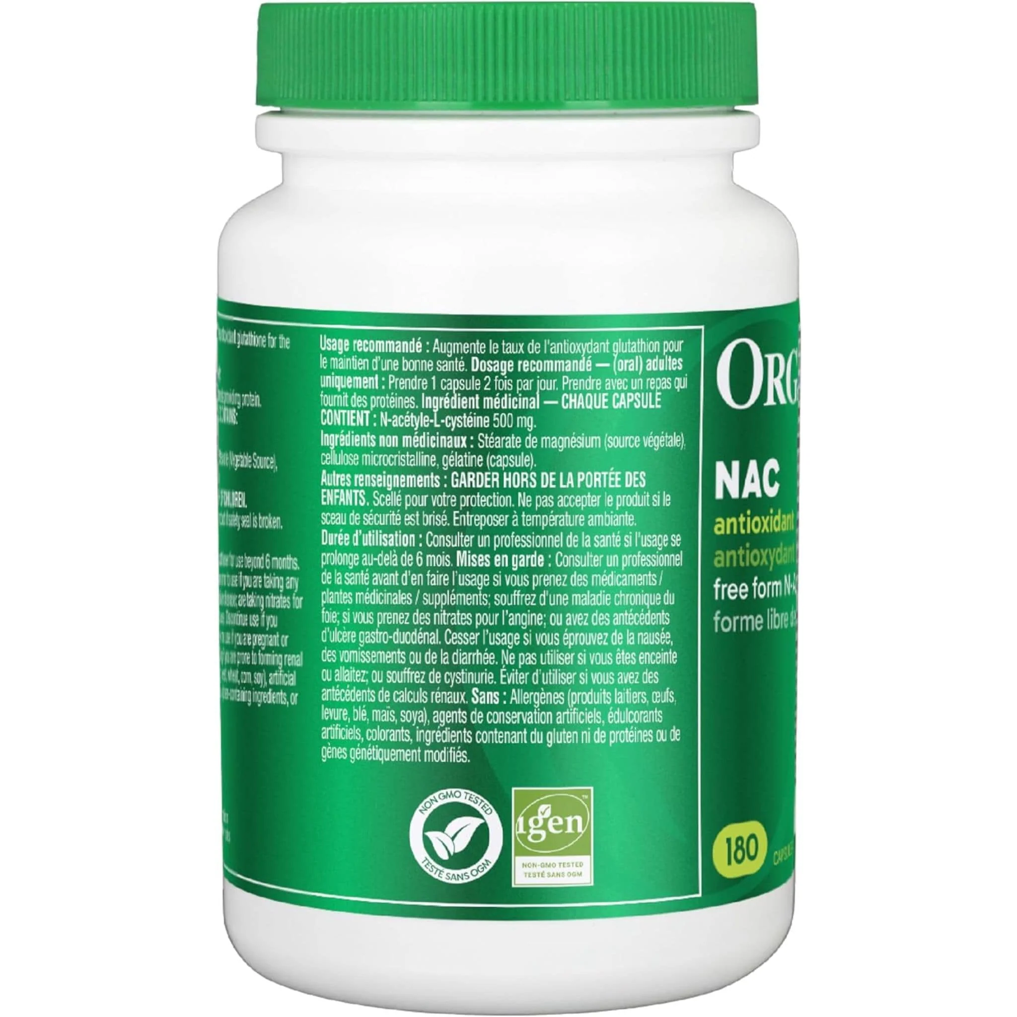 Organika NAC (N-Acetyl-L-Cysteine), 500mg - Image 8