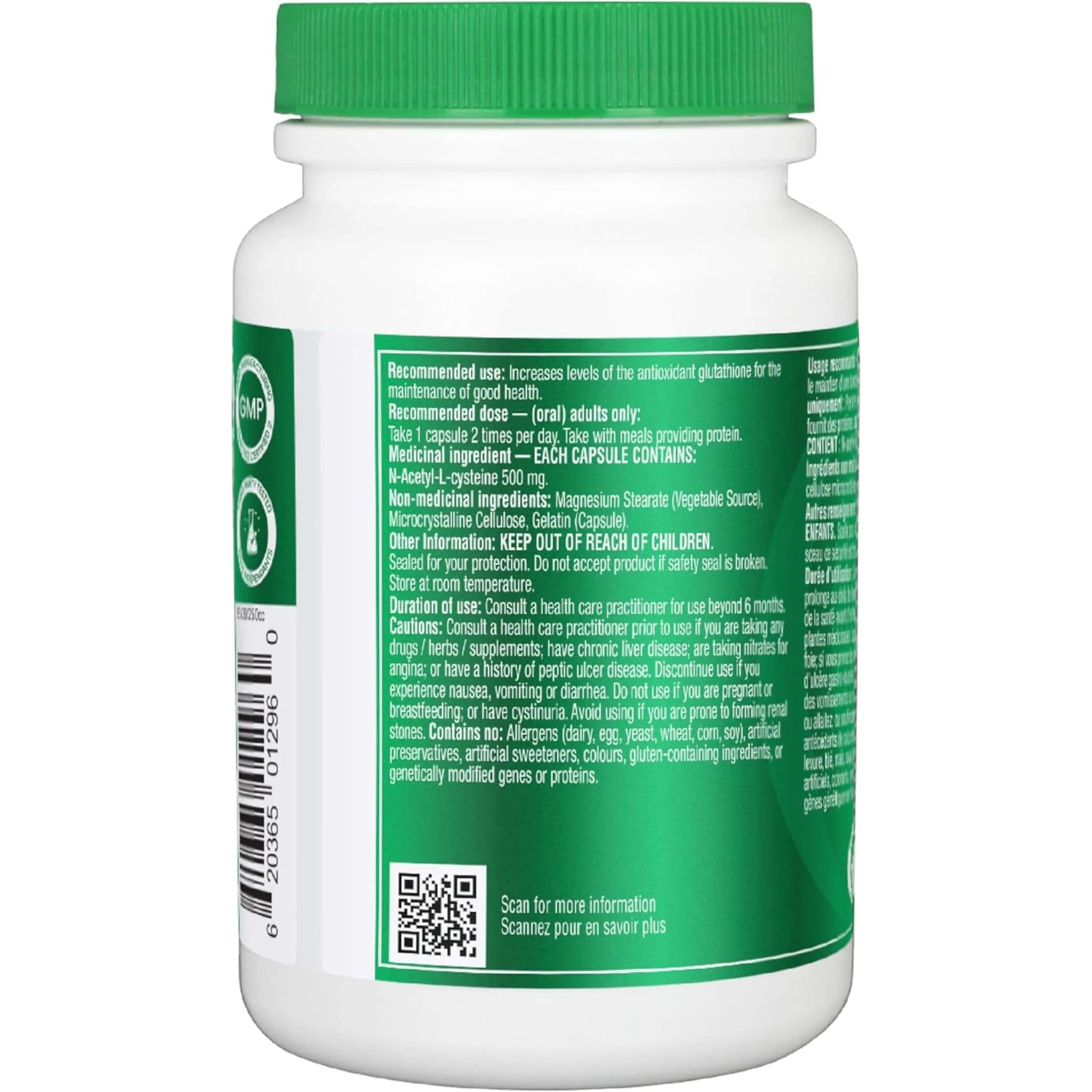 Organika NAC (N-Acetyl-L-Cysteine), 500mg - Image 9