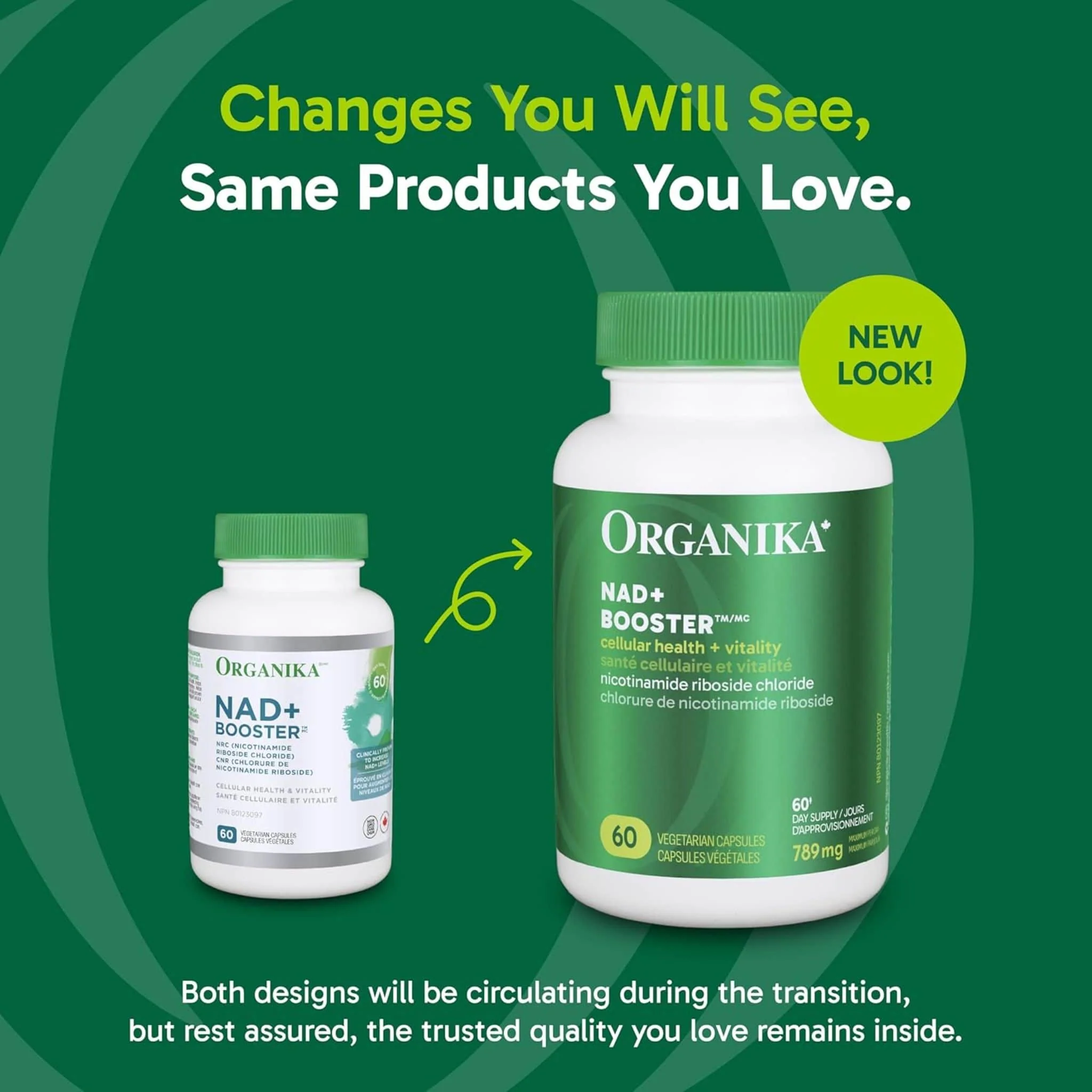Organika NAD+ Booster, Anti-aging Support, NRC (Nicotinamide Riboside Chloride), 60 Vegetarian Capsules - Image 7