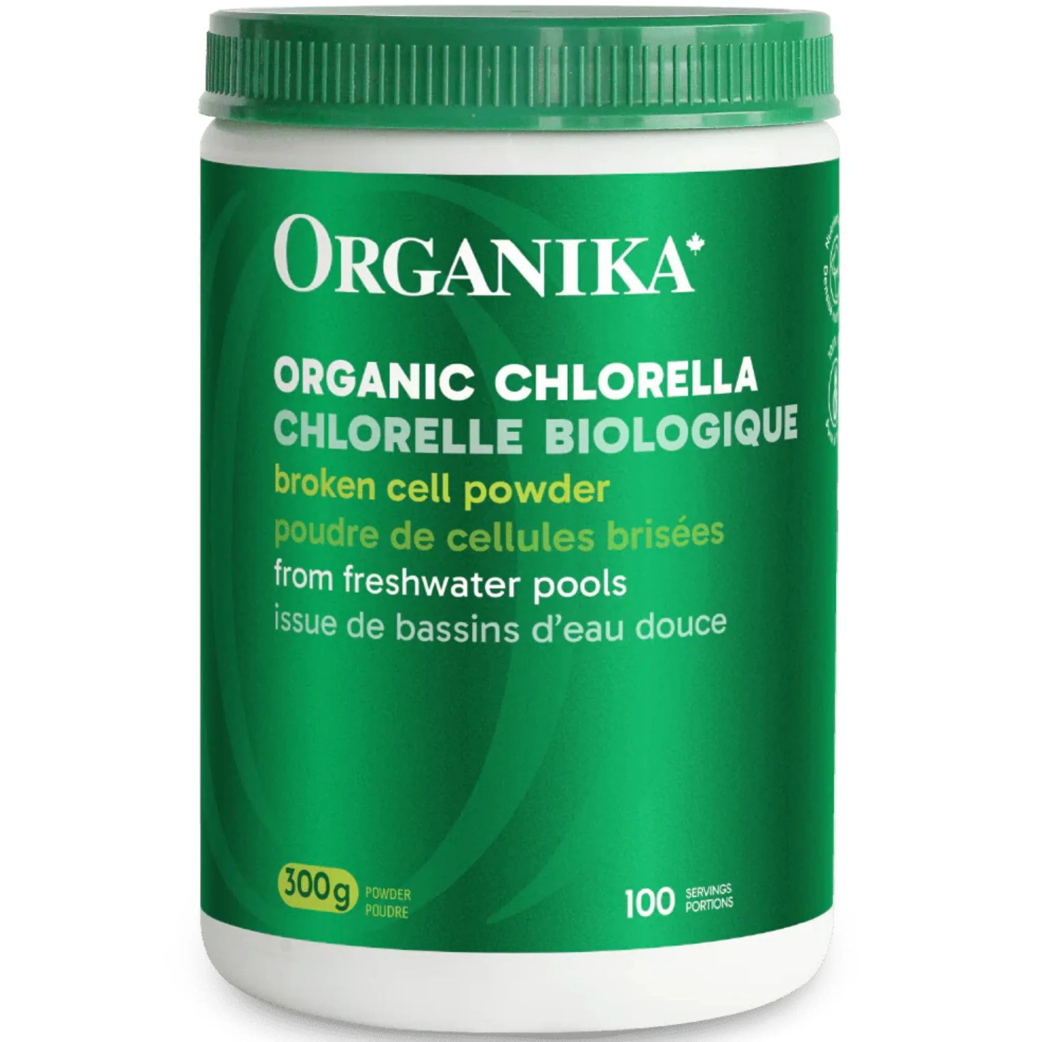 Organika Organic Chlorella Powder 100% Pure (Broken Cell Wall), 300g