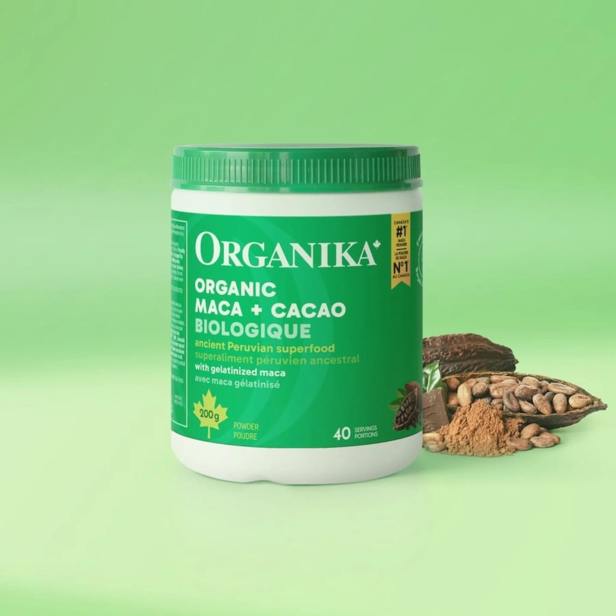 Organika Organic Maca + Cacao Powder (Gelatinized), 200g (NEW!) - Image 8