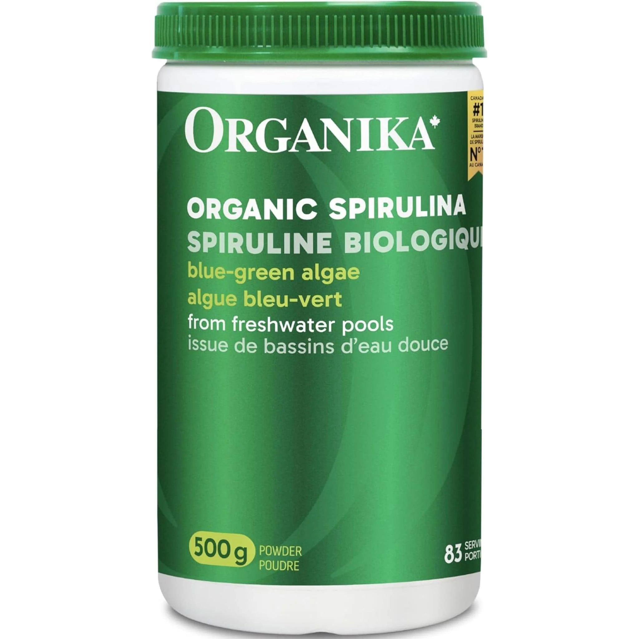 Organika Organic Spirulina Powder 100% Pure (Blue-Green Algae) - Image 2