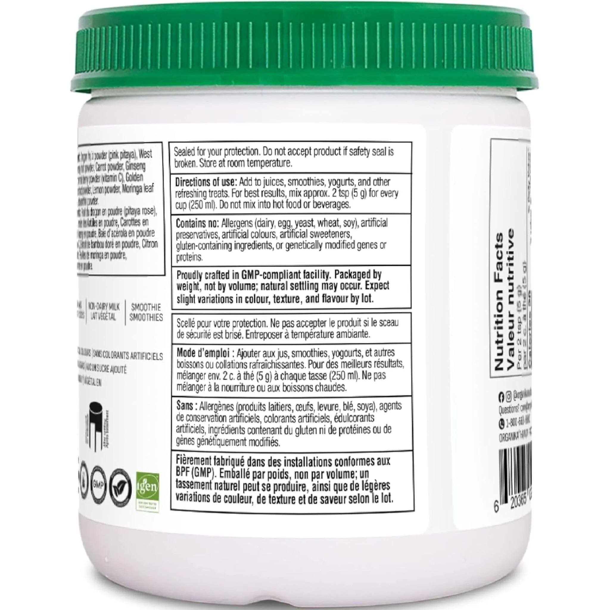 Organika Plant Based Collagen Booster Powder (All Natural), 150g - Image 4