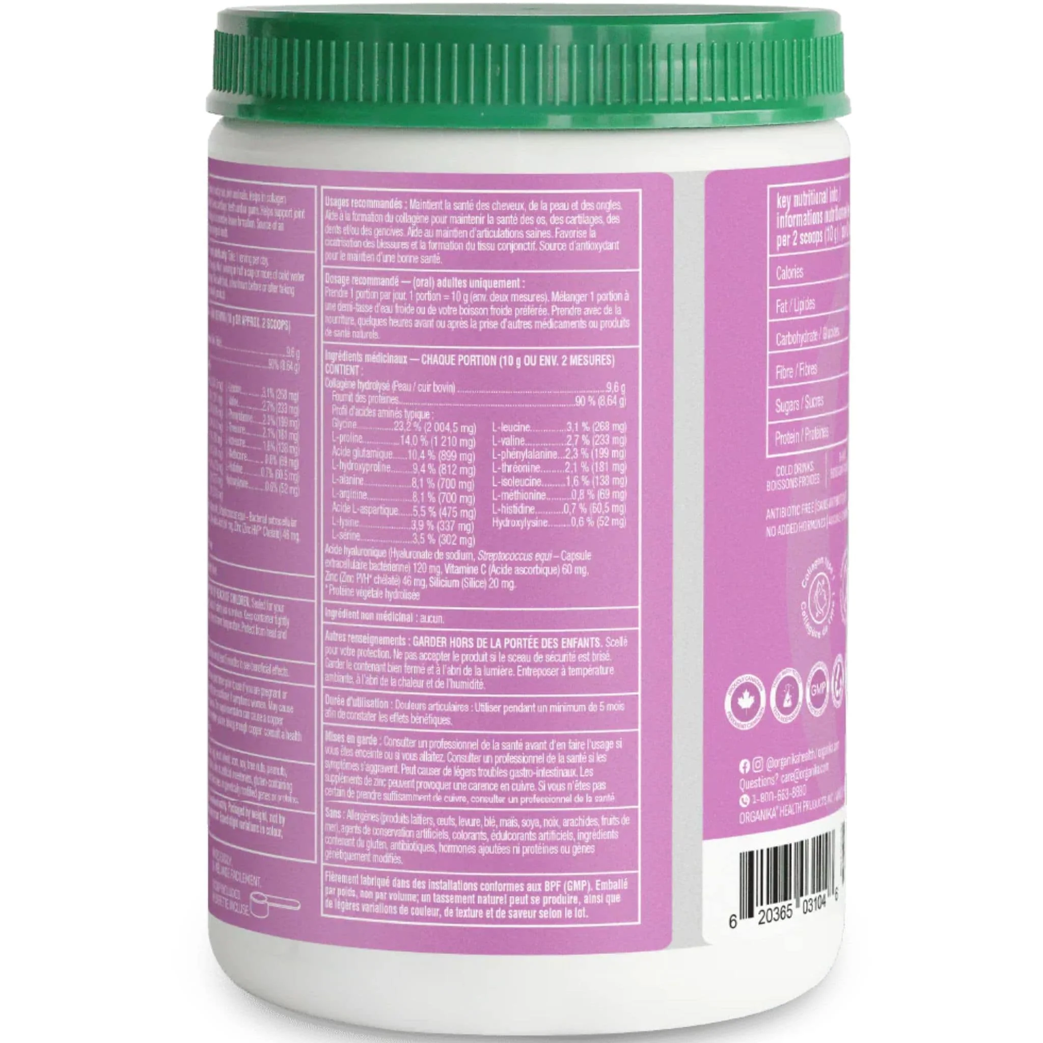 Organika Pure Beauty Enhanced Collagen, 200g - Image 4