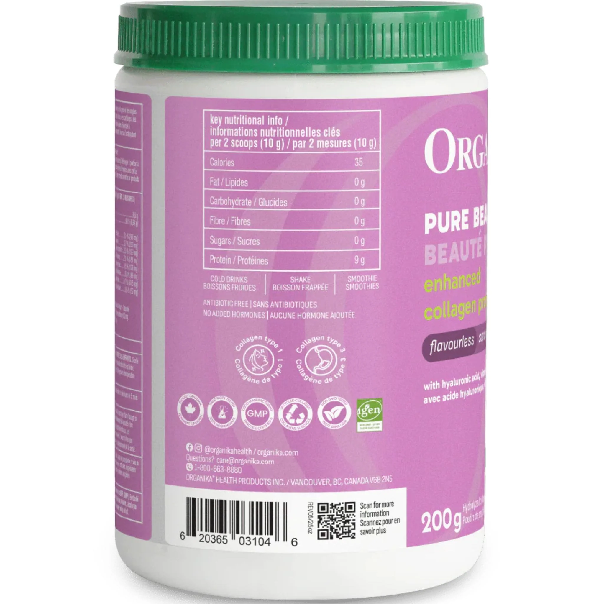 Organika Pure Beauty Enhanced Collagen, 200g - Image 5