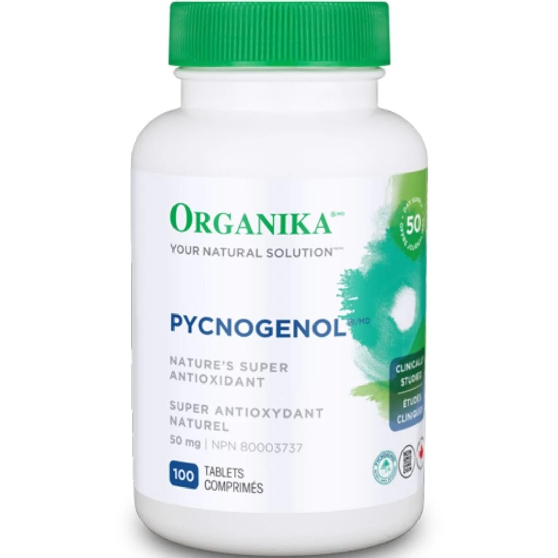 Organika Pycnogenol 50mg Tablets - Image 3