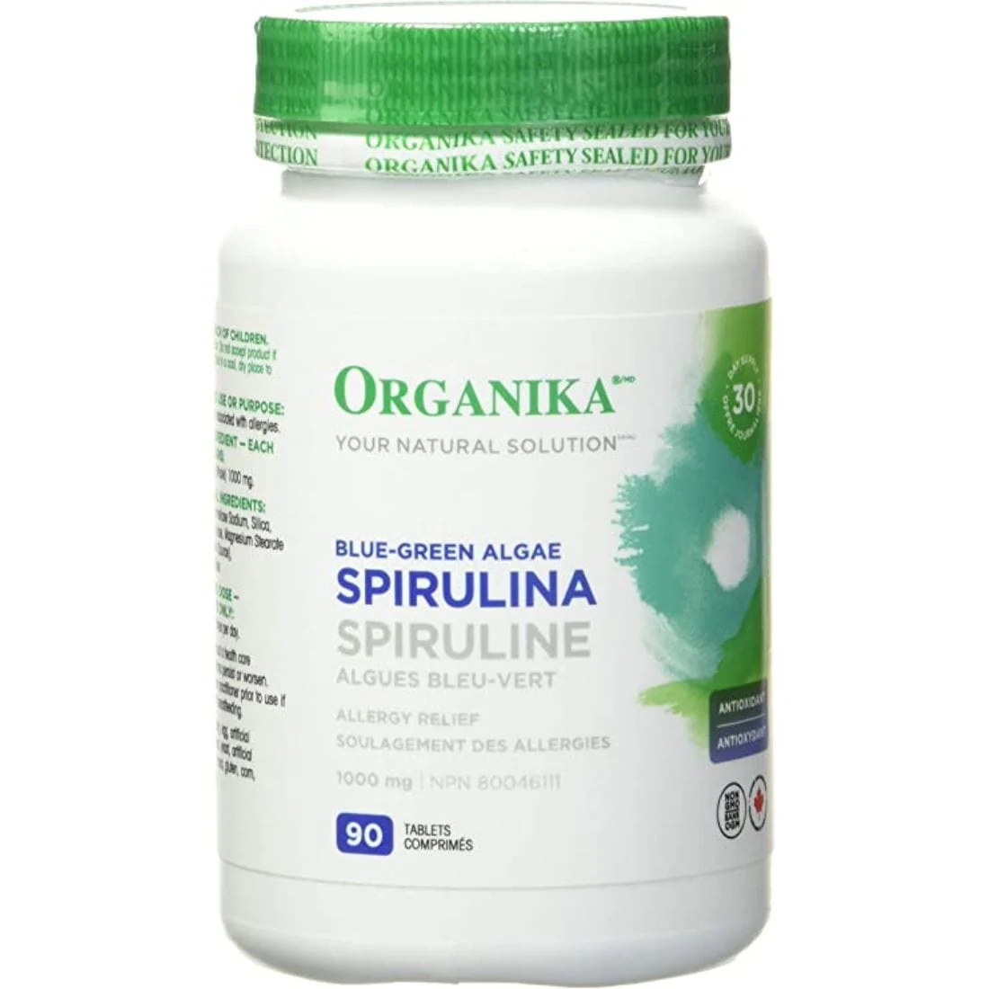 Organika Spirulina 500mg 100% Pure (Blue-Green Algae) - Image 2
