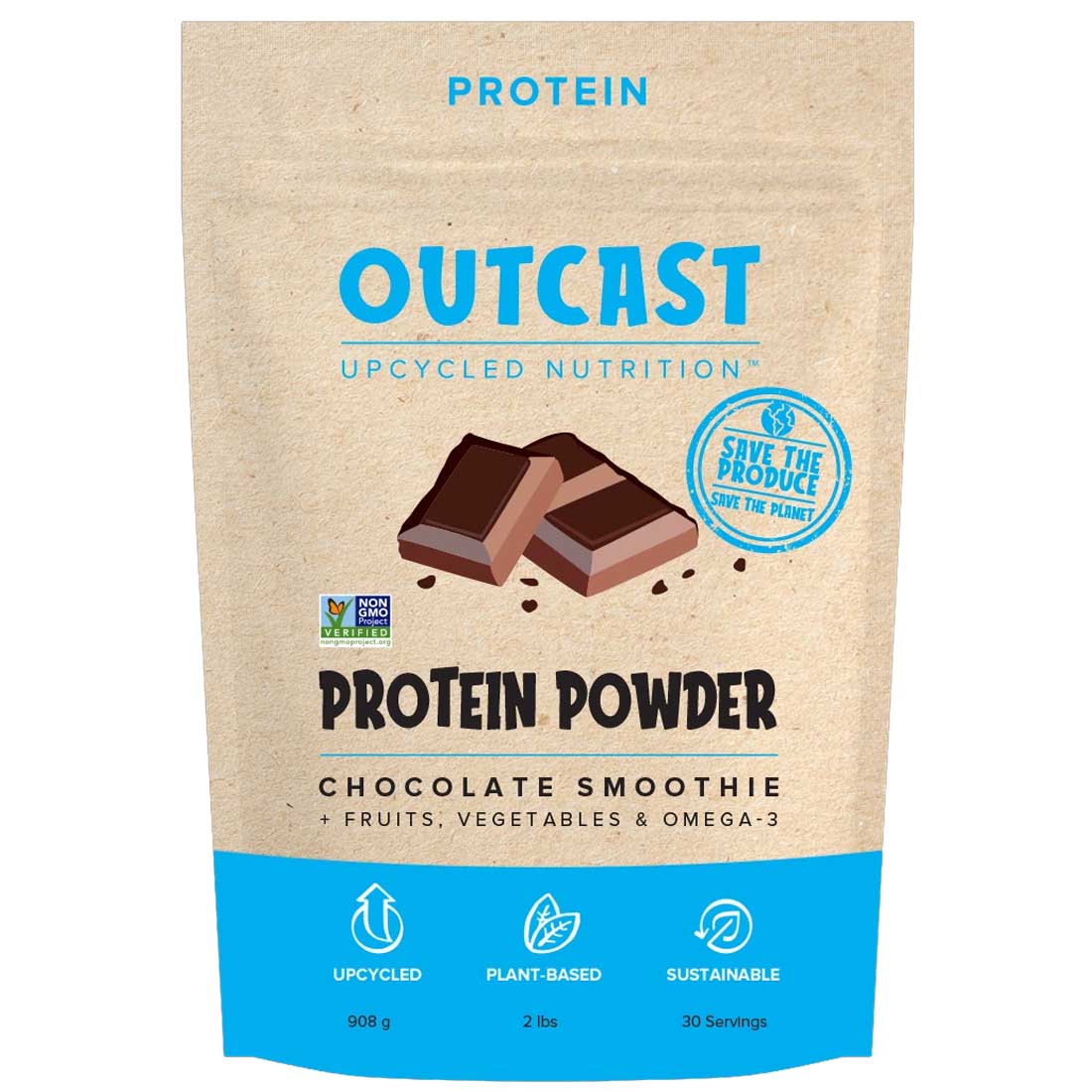 Outcast Plant Strong Protein, 2lb Bag - Image 2