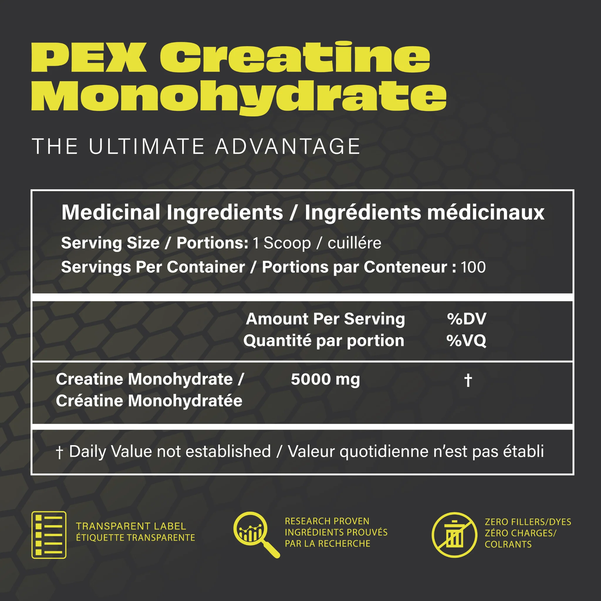 PEX 100% Pure Micronized Creatine Monohydrate Powder, Pharmaceutical Grade, Builds Lean Muscle, Boosts Strength, Increases Performance, 500g - Image 3