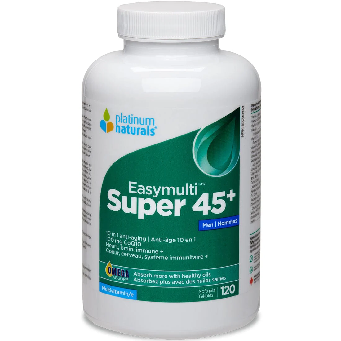 Platinum Naturals Multivitamin Super EasyMulti 45+ for Men - Image 3