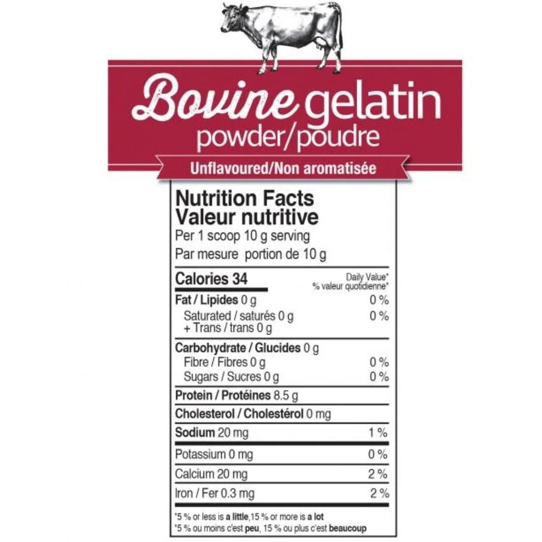 Prairie Naturals Grass-Fed Bovine Gelatin Powder (Non-GMO), 250g - Image 2